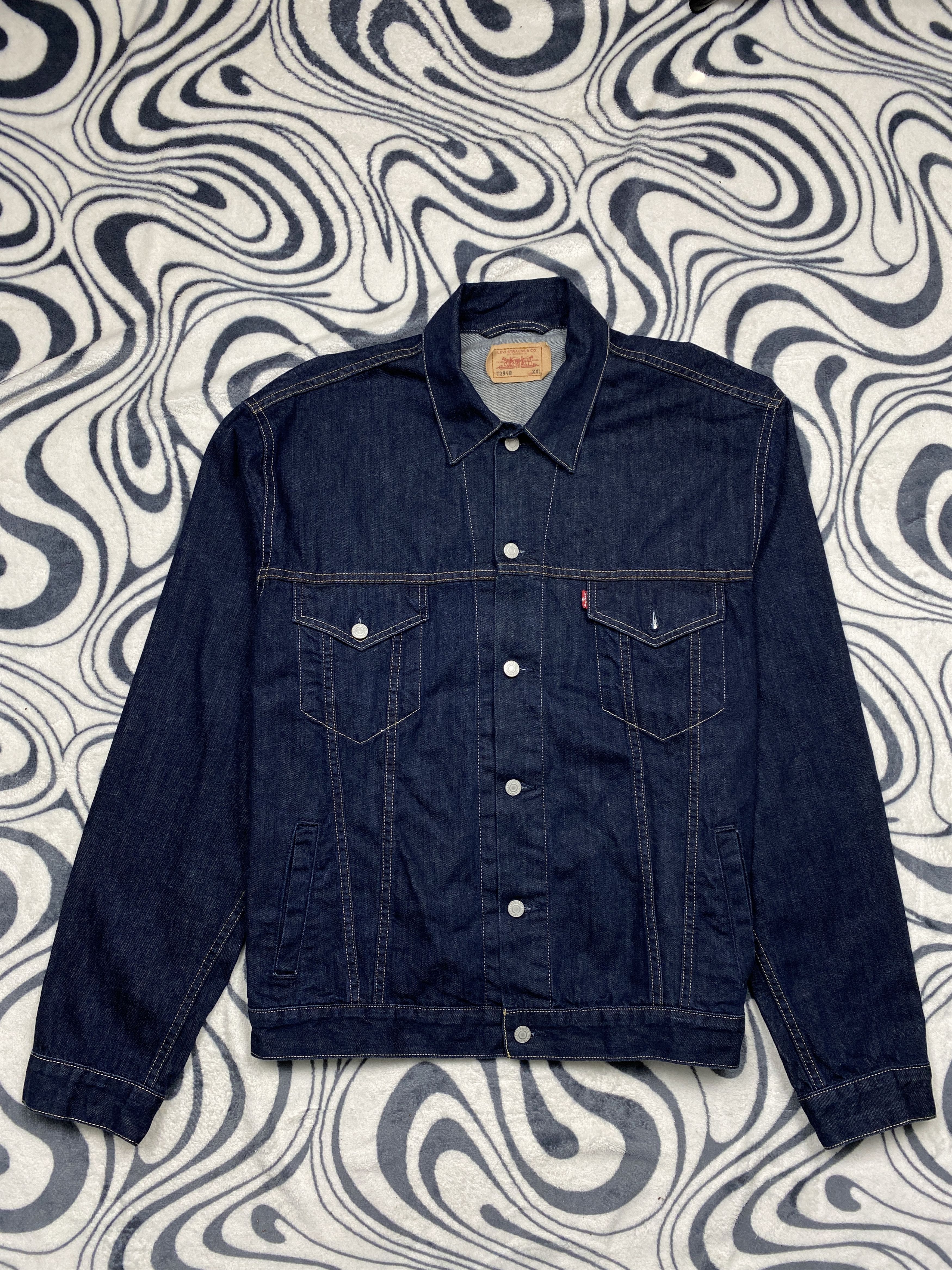 Levi's × Levi's Vintage Clothing Vintage Levis Denim Jacket Jeans Y2K Size US XXL / EU 58 / 5 - 1 Thumbnail