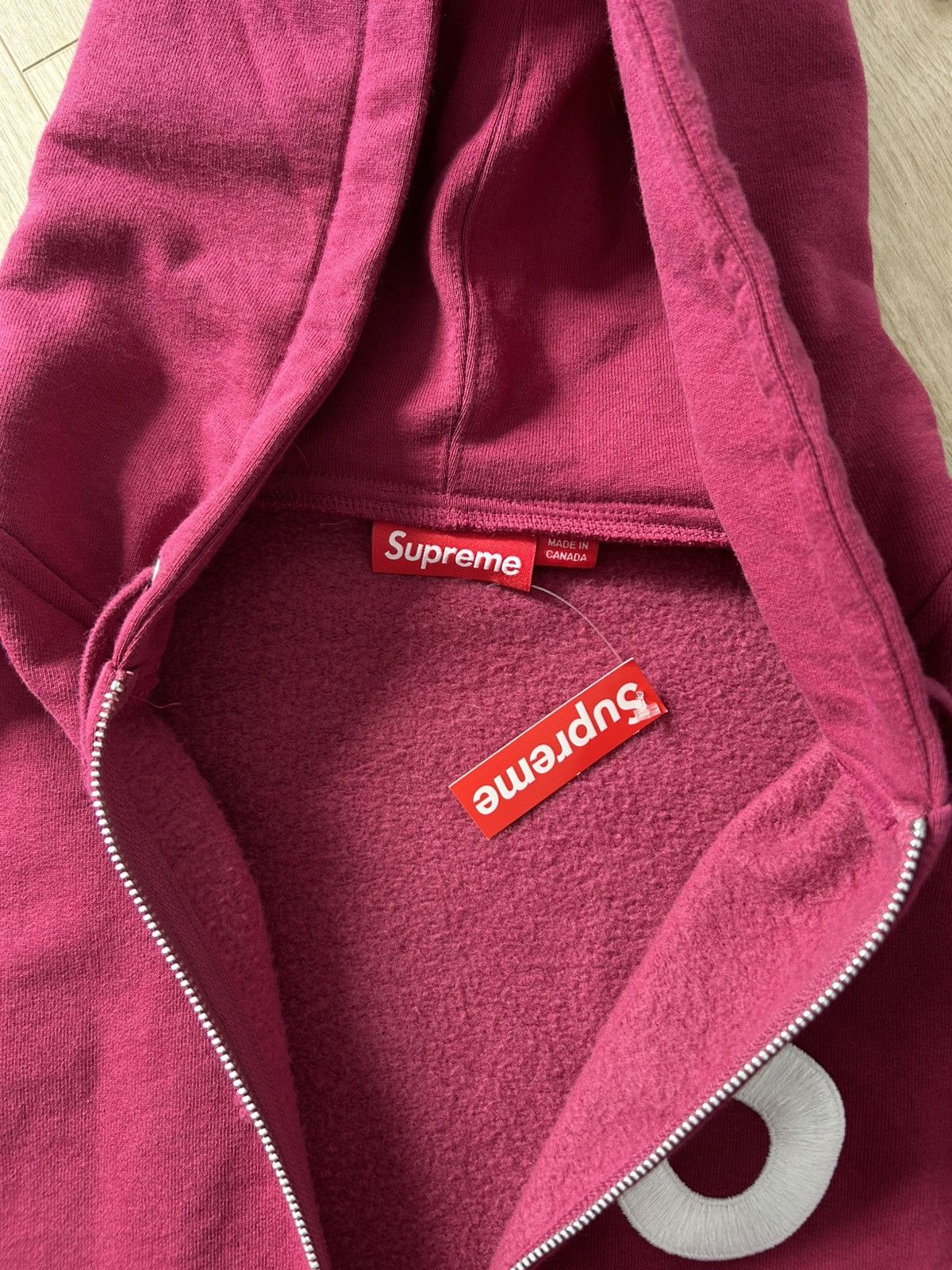 Supreme Supreme Raspberry S Logo Zip Up Hoodie Size US XL / EU 56 / 4 - 3 Thumbnail