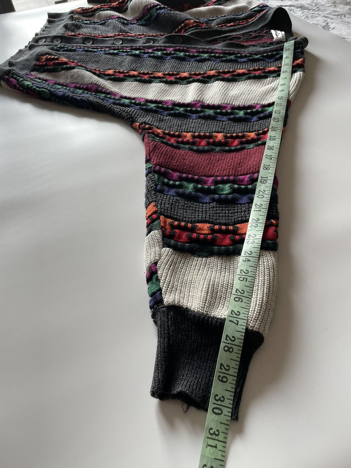 Carlo Colucci × Coogi × Missoni Carlo Colucci Cardigan Coogi/Missoni Style Sweater Y2K 90s Size US M / EU 48-50 / 2 - 19 Thumbnail
