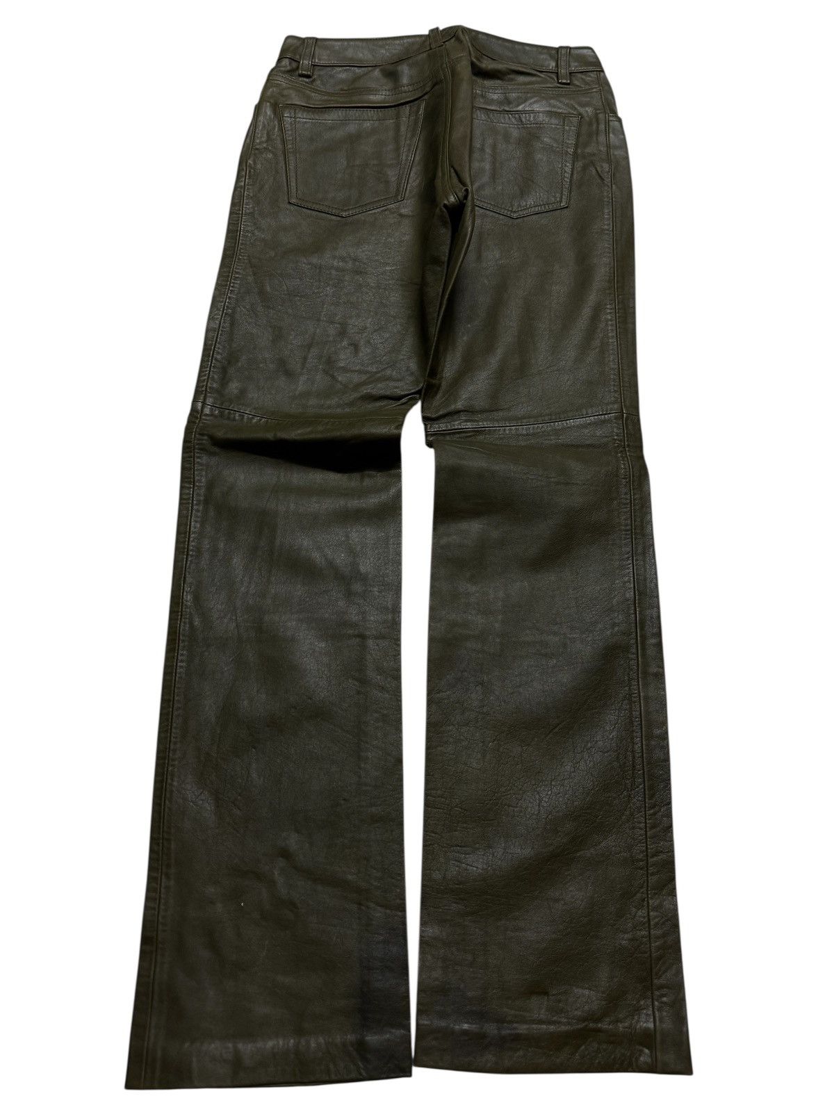 Gap 💥VINTAGE 2000s GAP BOOTCUT LEATHER KANYE WEST Size US 26 / EU 42 - 2 Thumbnail