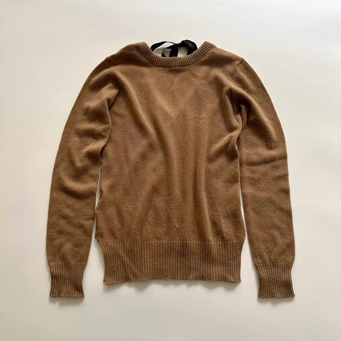Prada Prada Vintage Cashmere Knit Sweater Back Tie Clean Size XS / US 0-2 / IT 36-38 - 6 Thumbnail