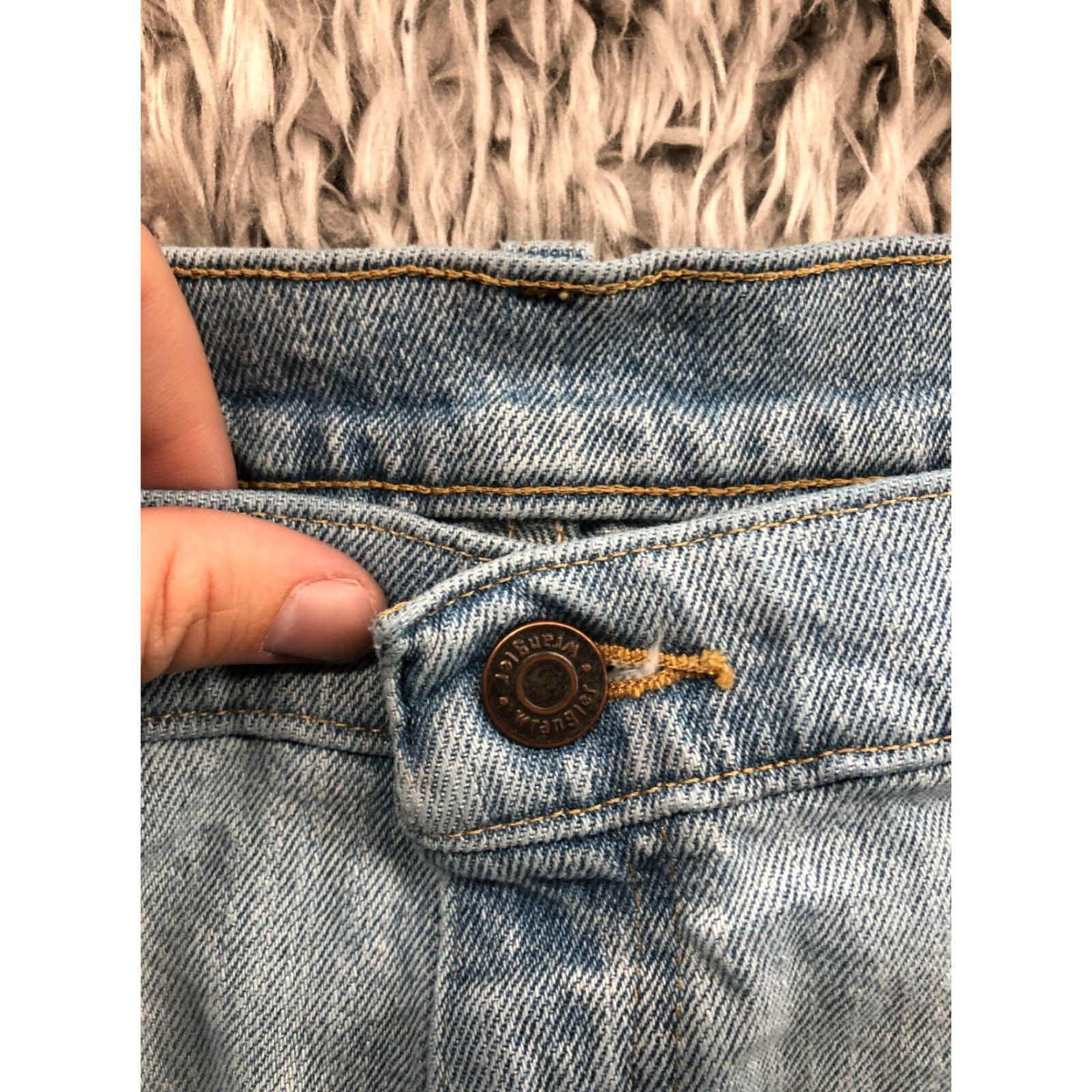 Wrangler Wrangler Bermuda Shorts Mens Size 38 Mid Rise Dark Wash Blue Denim Size US 38 / EU 54 - 6 Thumbnail