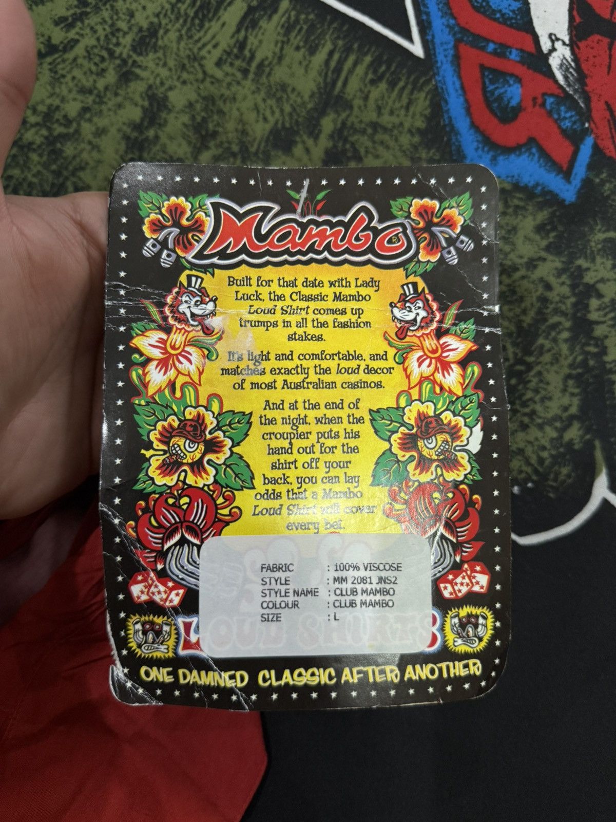 Mambo Vintage Rare Mambo Loud Shirts Button Up 90’s baggy new Size US L / EU 52-54 / 3 - 6 Thumbnail