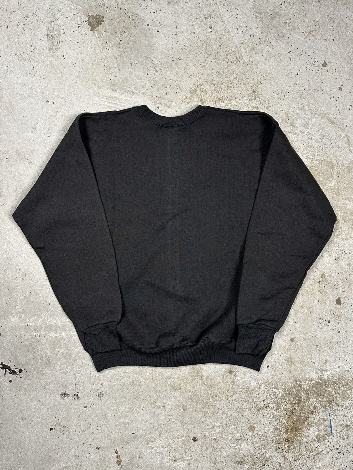 Hanes Vintage Y2K Hanes Premium Weight Black Blank Crewneck Size US L / EU 52-54 / 3 - 2 Thumbnail