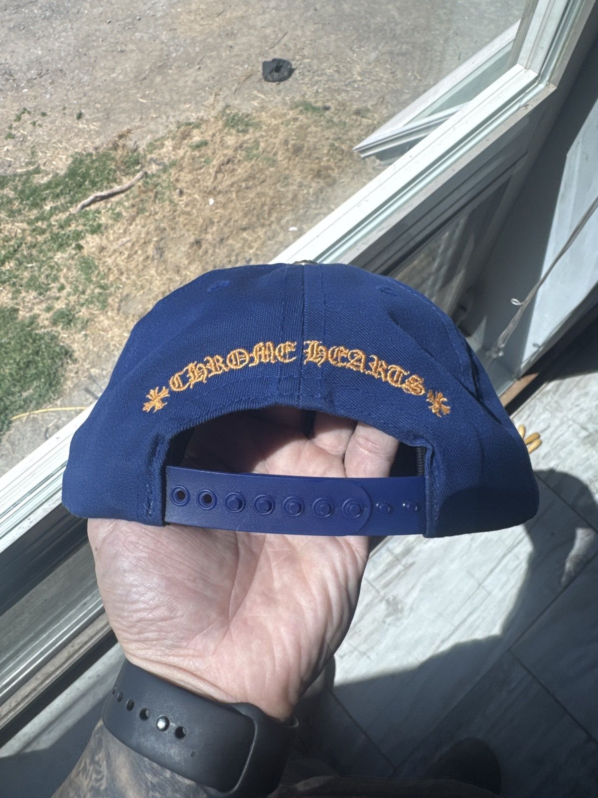 Chrome Hearts Chrome Hearts Baseball Hat Blue/ Orange Size ONE SIZE - 3 Thumbnail