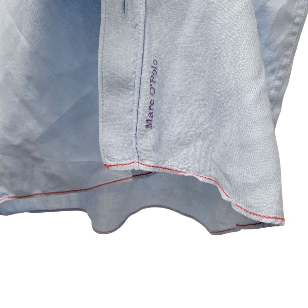 Marc O'Polo Marc O'Polo Short Sleeves Linen Shirt Men's Size Medium Size US L / EU 52-54 / 3 - 5 Thumbnail