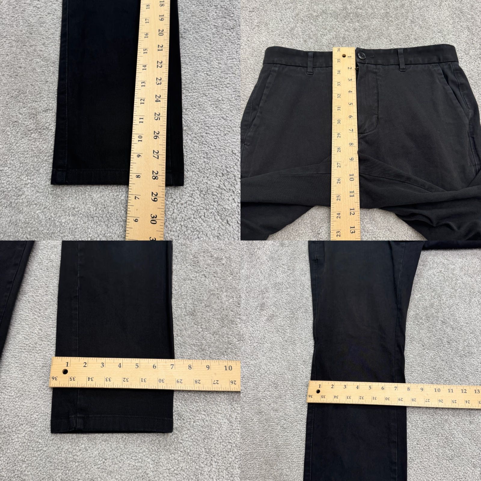 Everlane Everlane Pants Chino Slim Fit Men 30x28 Black Straight Leg Cotton Vintage? No (but check). Size US 30 / EU 46 - 8 Thumbnail
