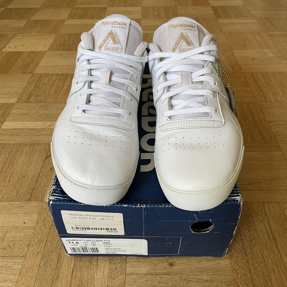 Palace × Reebok Reebok X Palace Workout Low Clean FVS Size US 11.5 / EU 44-45 - 4 Thumbnail