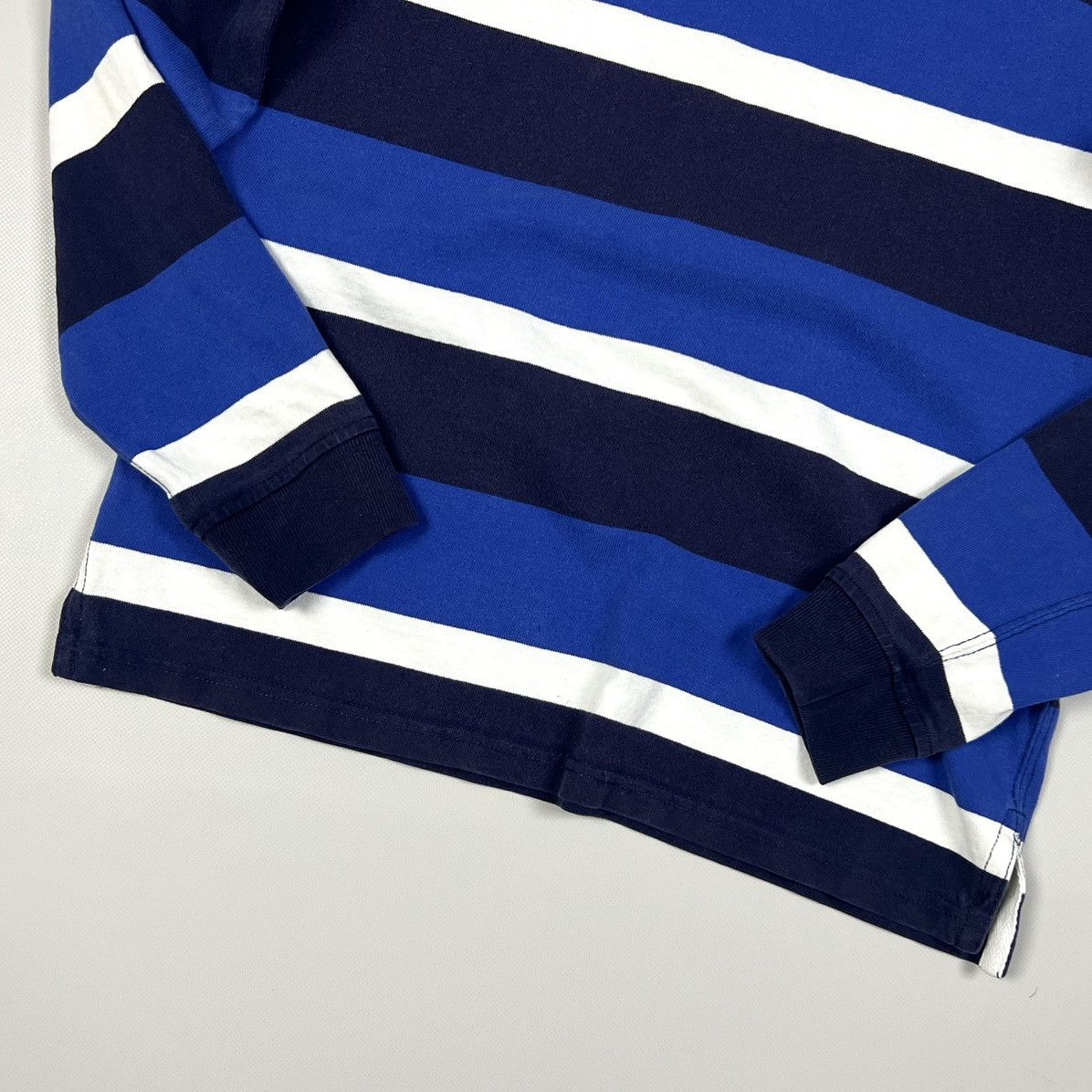 Polo Ralph Lauren × Rugby Ralph Lauren × Vintage Vintage Polo Ralph Lauren Striped Rugby Shirt Size S Size US S / EU 44-46 / 1 - 9 Thumbnail