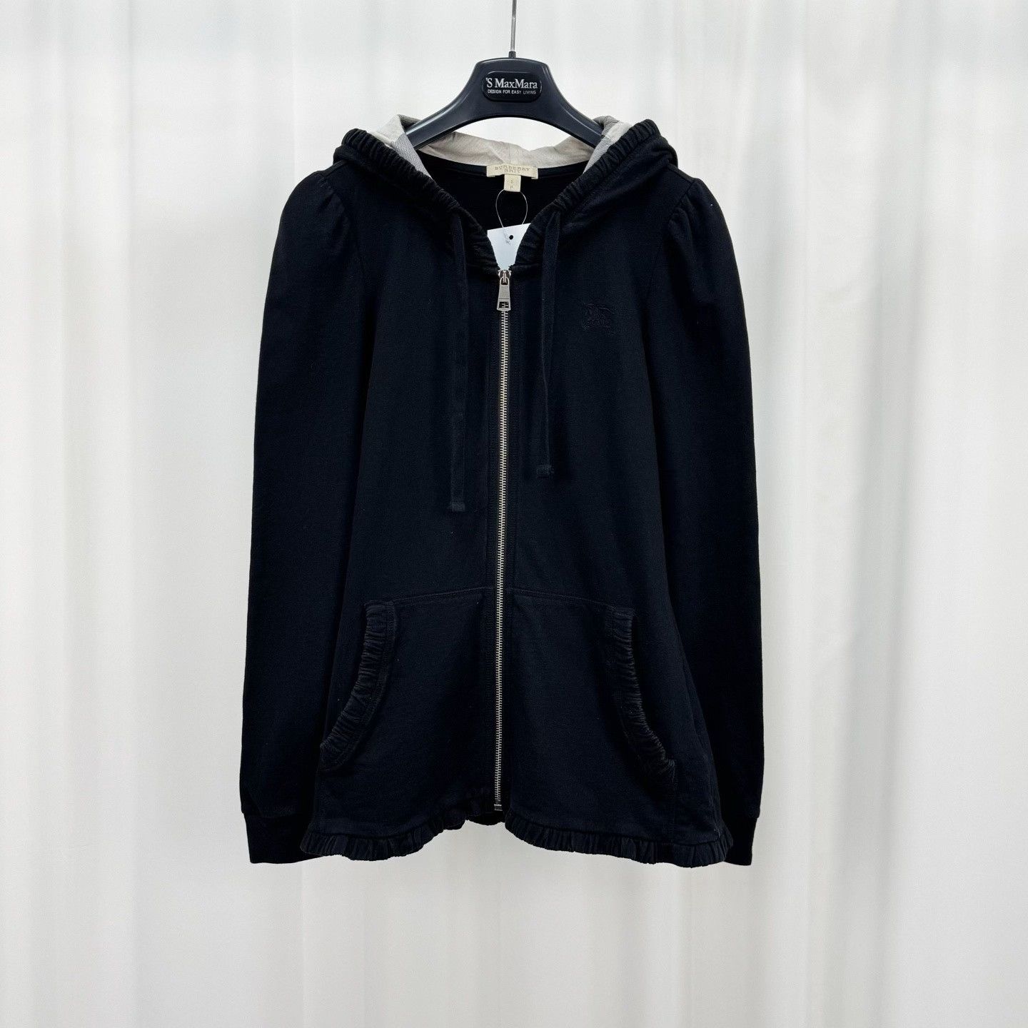 Burberry Burberry Embroidered Equestrian Knight Check Zipped Hoodie Size US S / EU 44-46 / 1 - 1 Thumbnail
