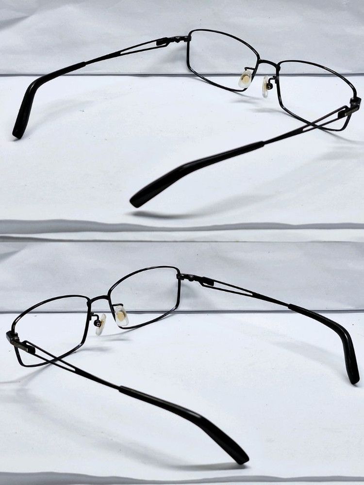 Other VINTAGE INCLUSE Midnight Blue Square Glasses Grid Hinge Size ONE SIZE - 3 Thumbnail