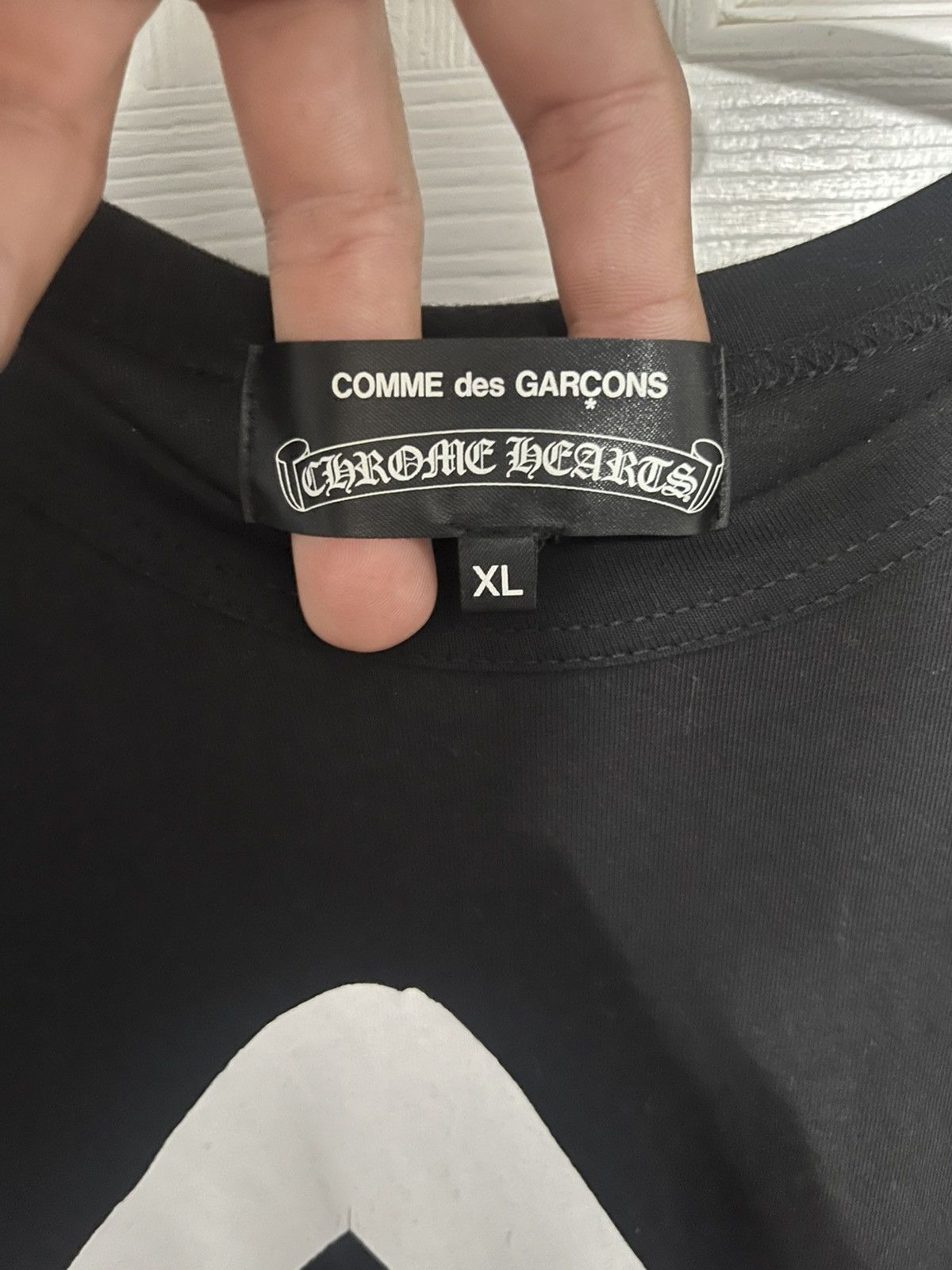 Chrome Hearts × Comme des Garcons Chrome Hearts x COMME des GARCONS T shirt Size US XL / EU 56 / 4 - 2 Thumbnail