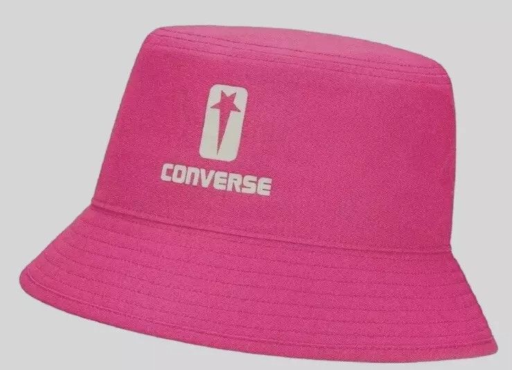 Rick Owens Drkshdw RICK OWENS DRKSHDW x Converse Cotton Bucket Hat (S/M) Size ONE SIZE - 3 Thumbnail