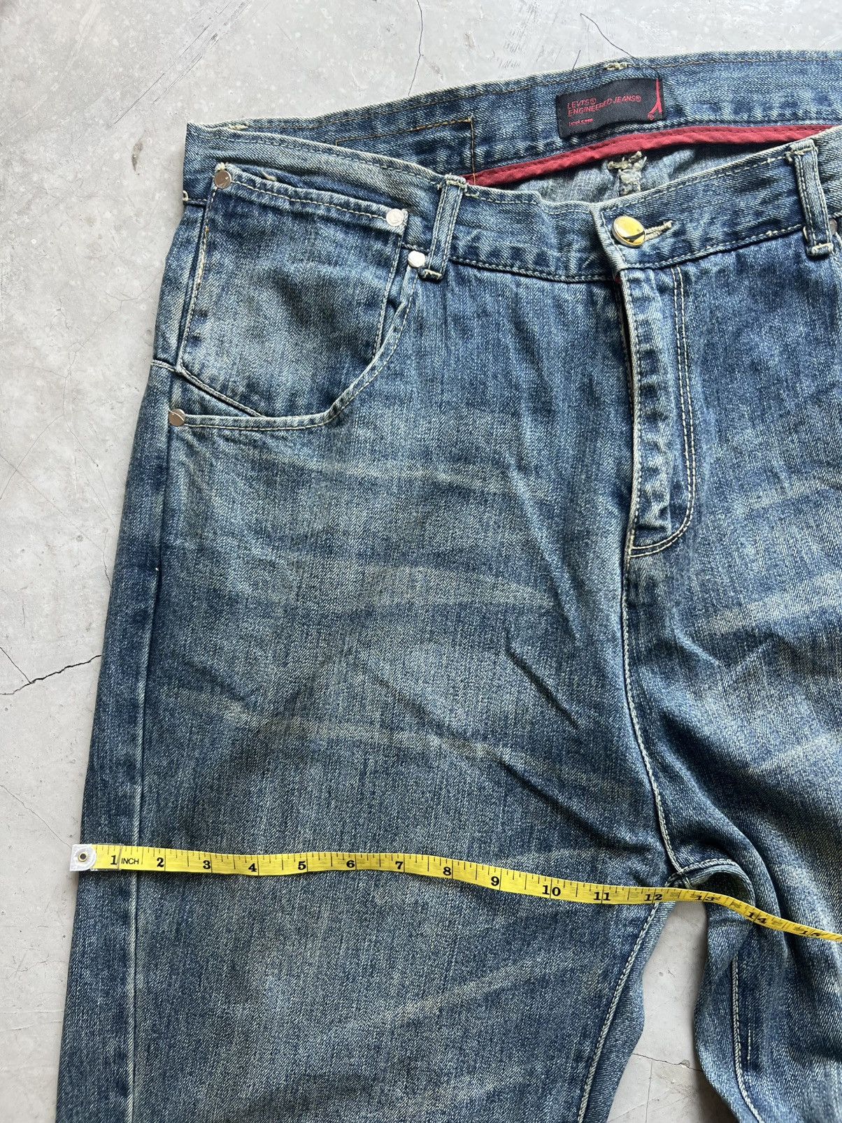 Levi's Levis Engineered Twisted Jeans Tag W34 Actual 35x30.5 Size US 34 / EU 50 - 10 Thumbnail