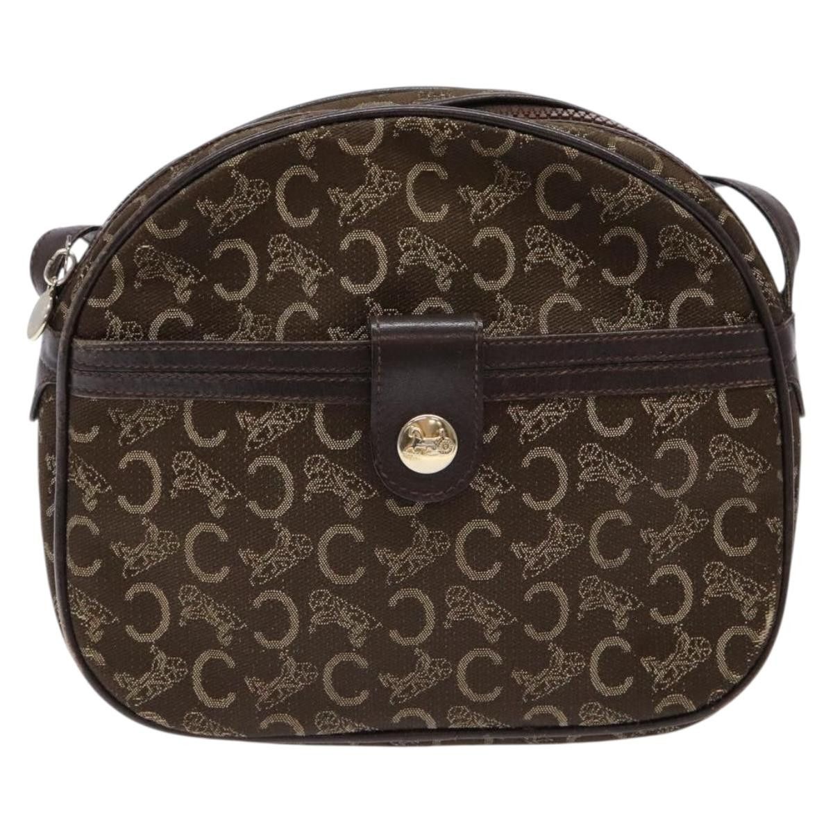 Celine CELINE C Sulky Shoulder Bag Canvas Brown Size ONE SIZE - 2 Thumbnail