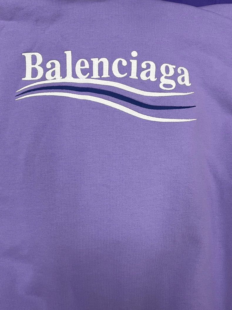 Balenciaga Balenciaga LogoLogoEmbroidered Pullover Hoodie Size US L / EU 52-54 / 3 - 4 Thumbnail