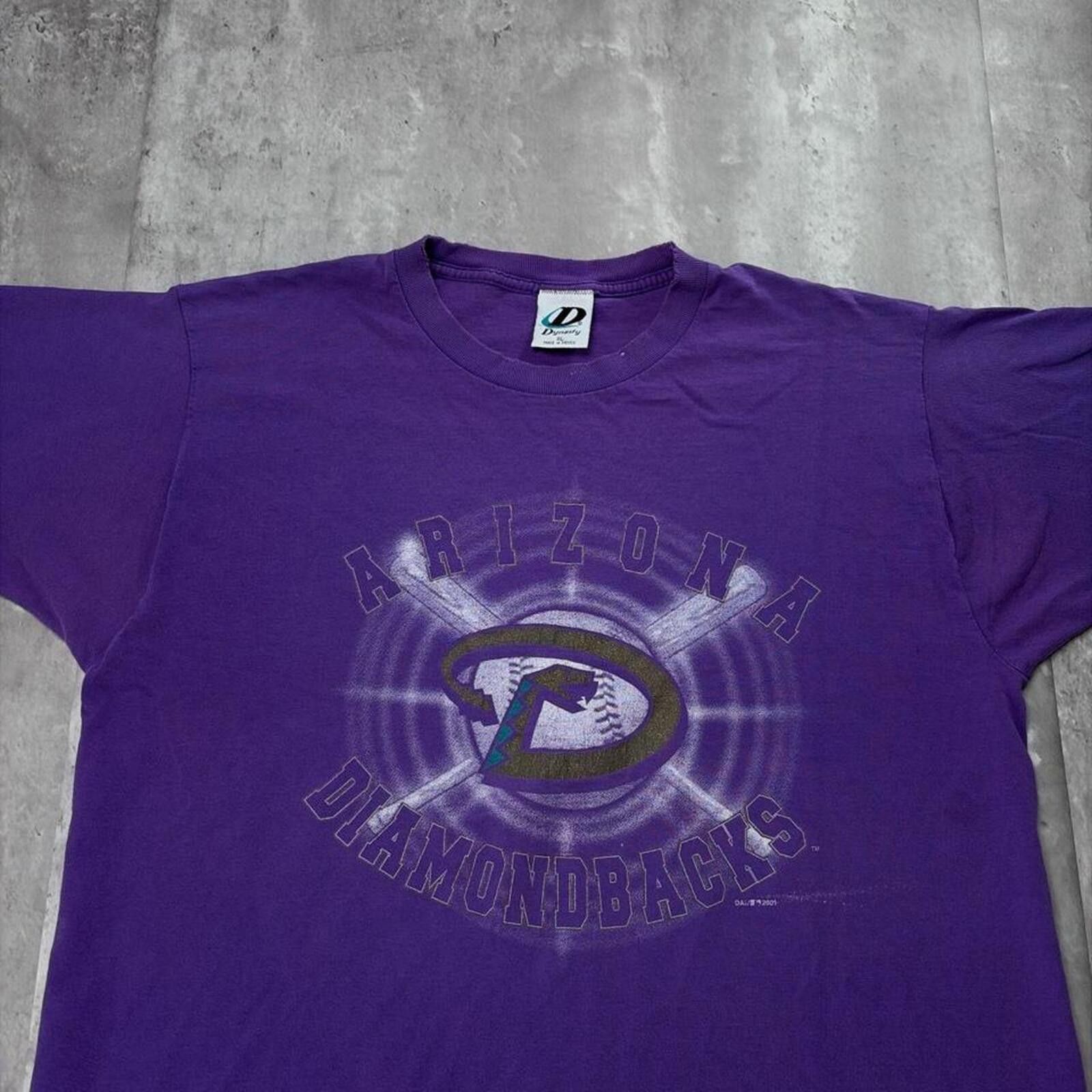 MLB Vintage Dynasty MLB Arizona Diamond Backs Distressed T-Shirt Size US XL / EU 56 / 4 - 3 Thumbnail