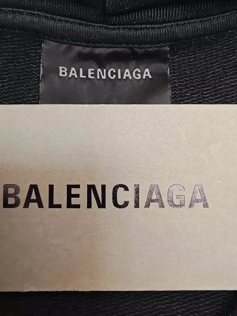Balenciaga Balenciaga SS24 Logo Printed Hooded Sweatshirt-2505 Size US M / EU 48-50 / 2 - 3 Thumbnail