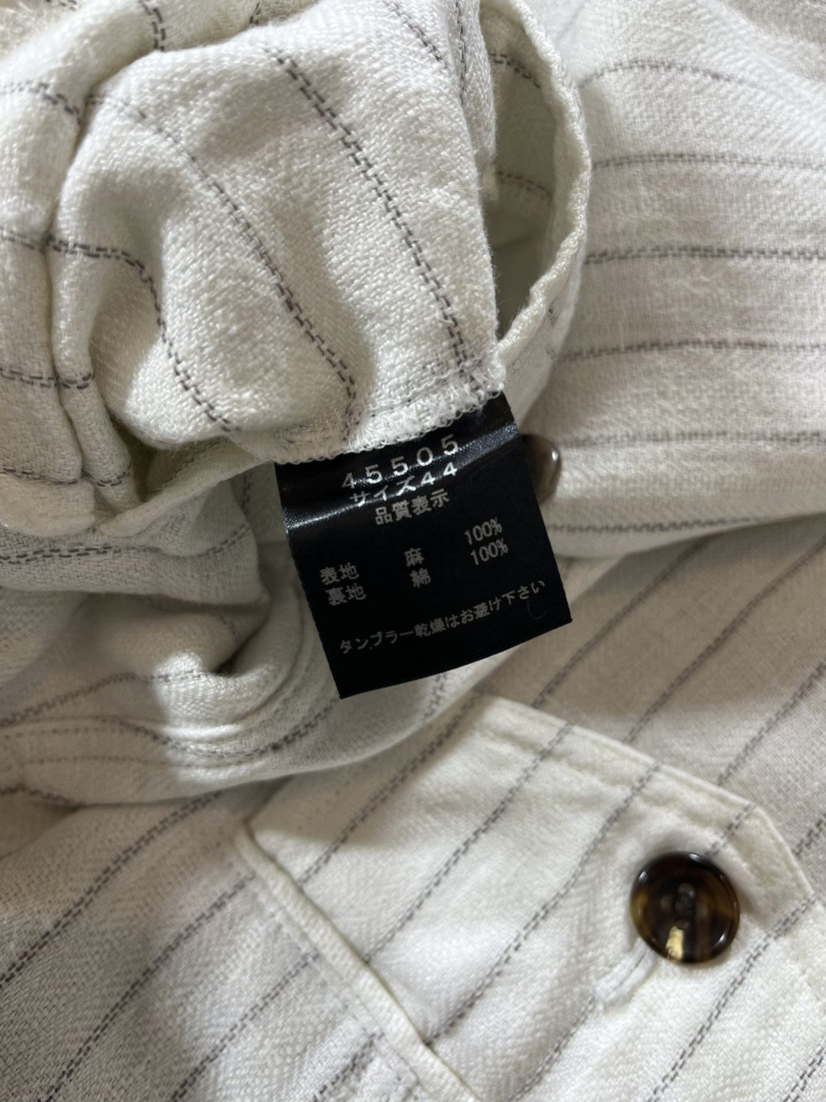 Shellac Shellac Pinstripe White Shorts Size US 30 / EU 46 - 7 Thumbnail