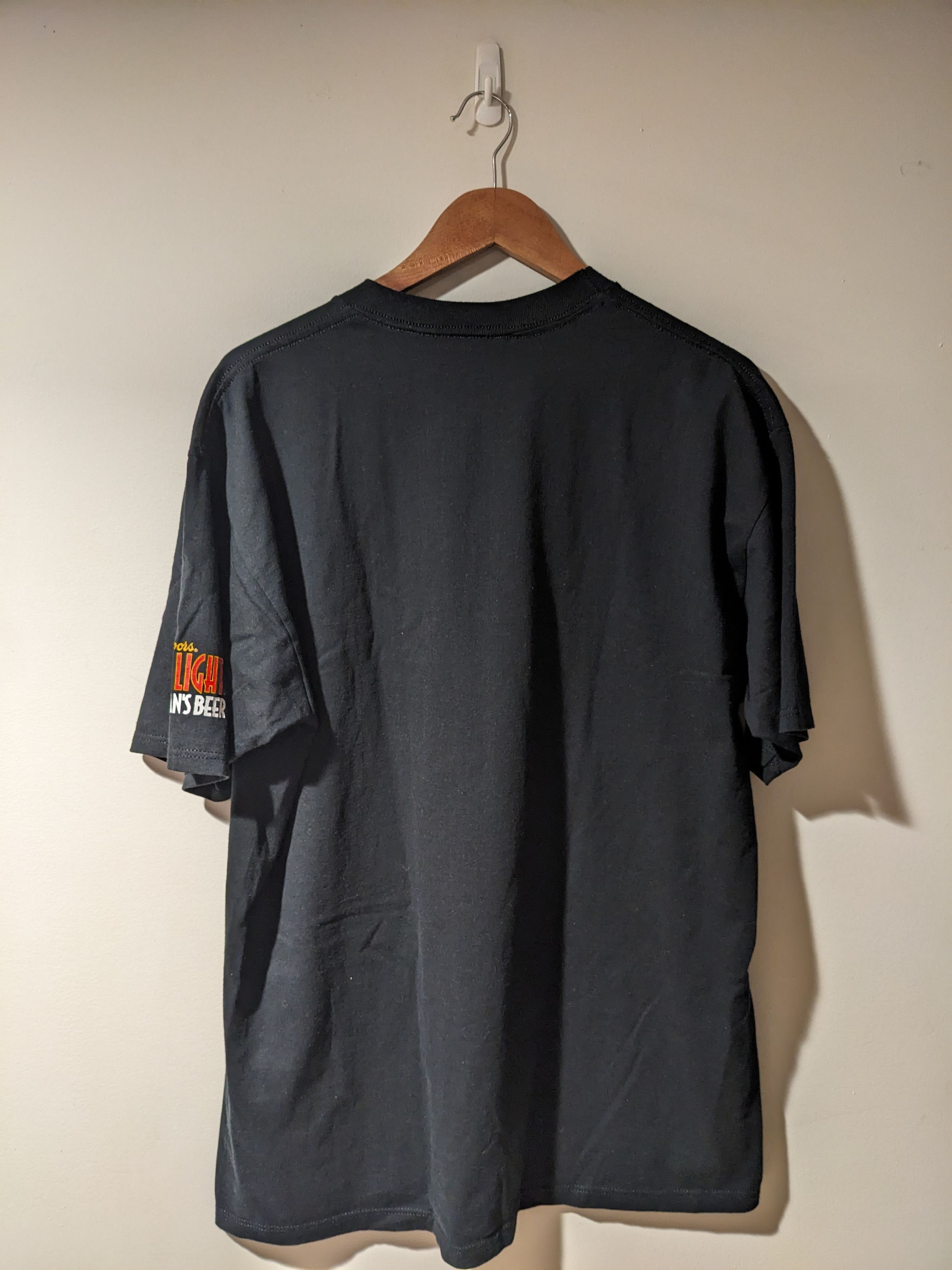 Fruit Of The Loom × Vintage Vintage 90s Coors Red Light Big Man's Beer Who Big T-Shirt Size US XL / EU 56 / 4 - 5 Thumbnail
