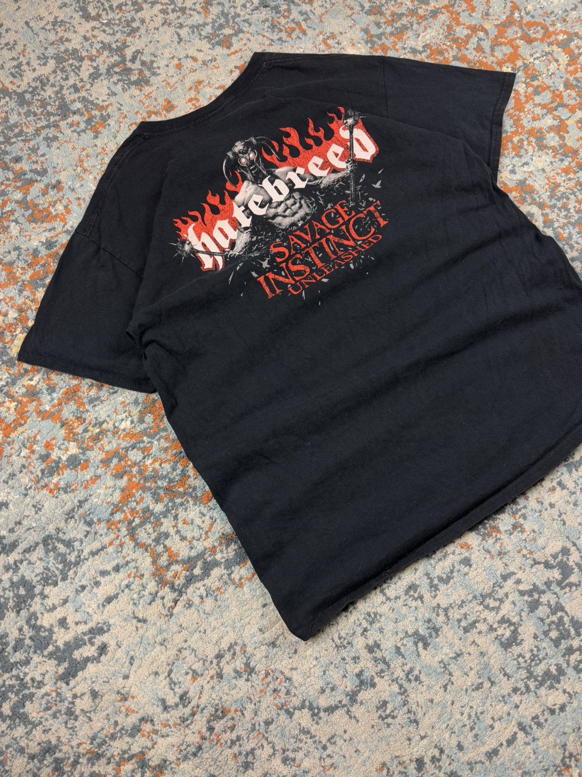 Band Tees × Vintage Vintage 00s Hatebreed savage instinct unleashed graphic tee Size US L / EU 52-54 / 3 - 4 Thumbnail
