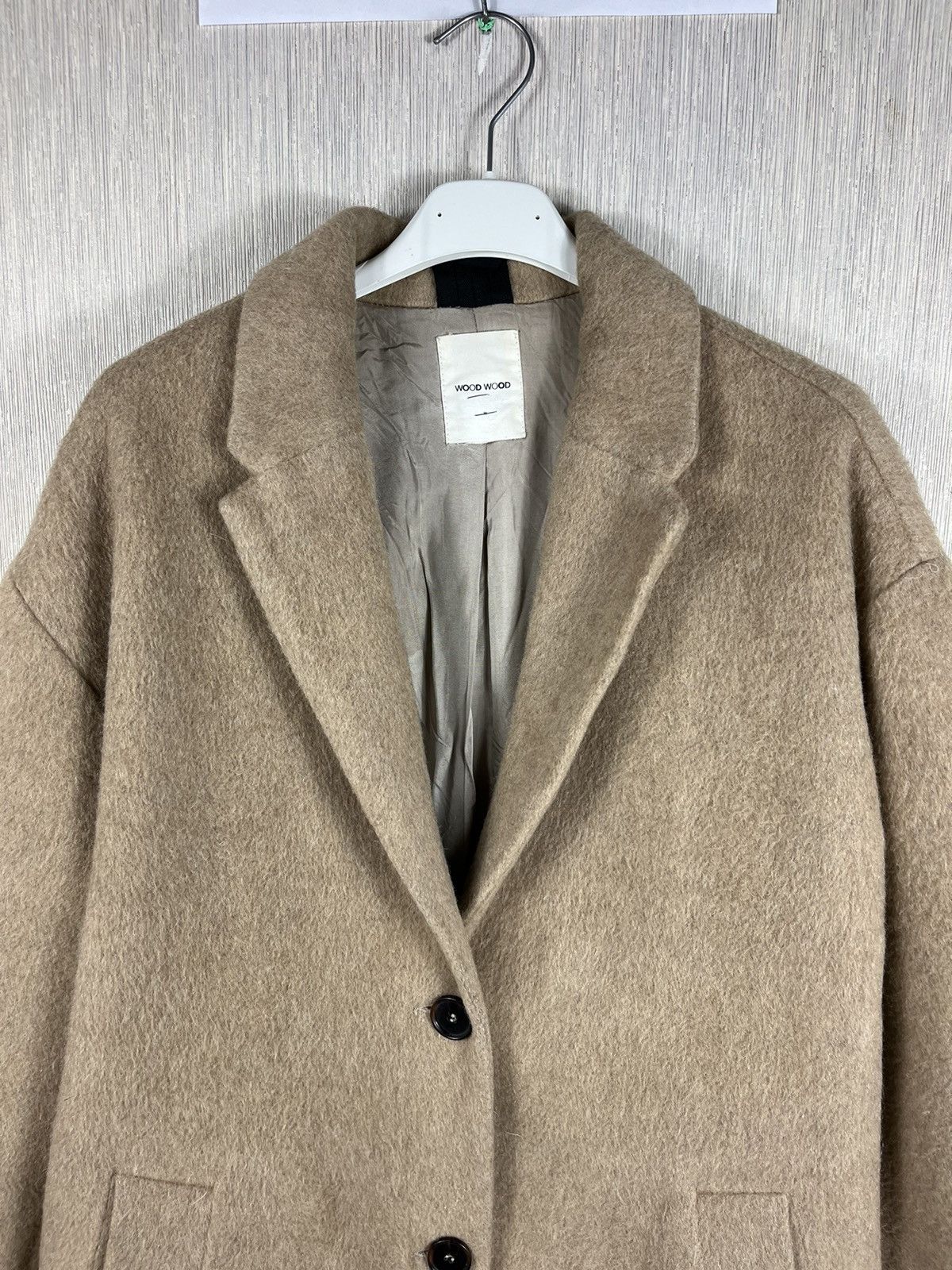 Designer × Wood Wood Wood Wood AW 143 meida thermo wool mohair coat jacket Size XS / US 0-2 / IT 36-38 - 3 Thumbnail