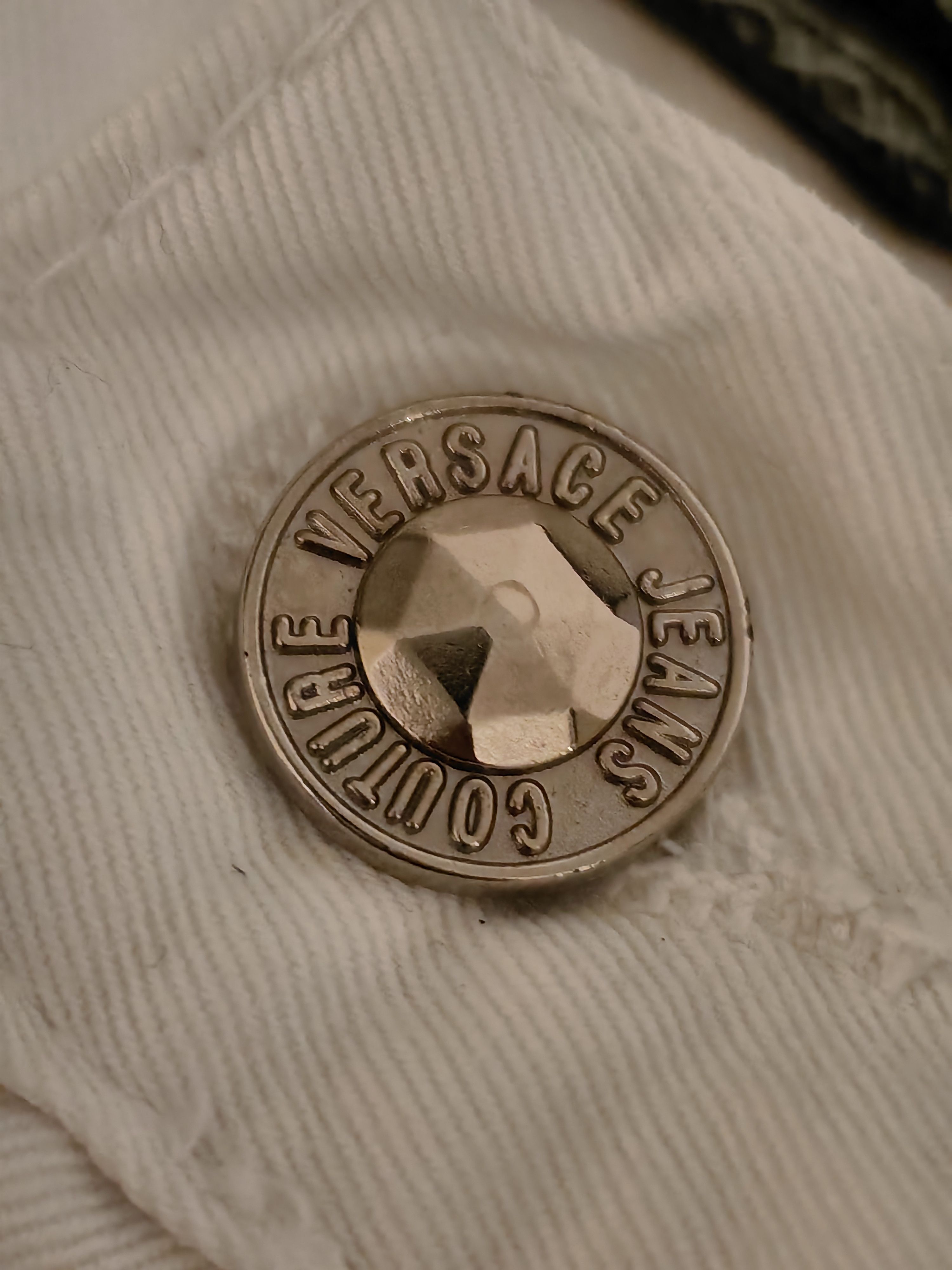 Versace Jeans Couture Versace Jeans Couture White Jeans 33 / 47 Size US 33 - 6 Thumbnail