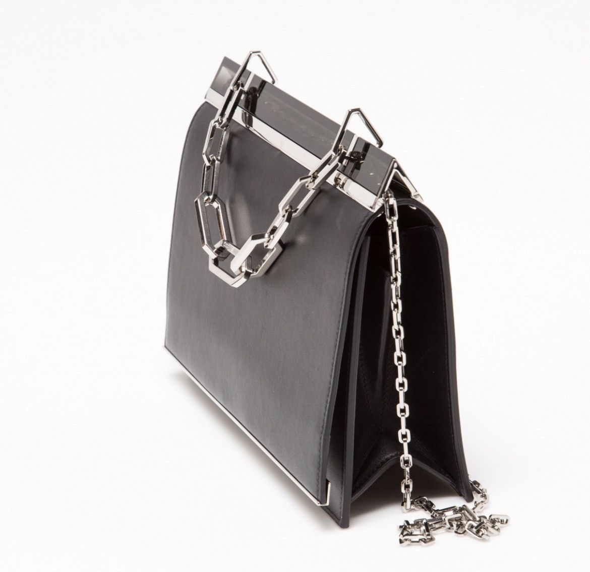 Ralph & Russo Ralph & Russo Empire bag - black leather designer bag Size ONE SIZE - 5 Thumbnail