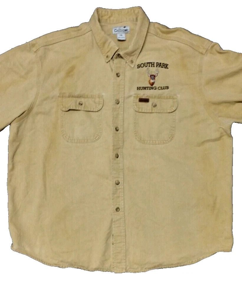 Carhartt × Carhartt Wip CARHATT Khaki Safari South Park Hunting Shirt Club Size 2XL Size US XXL / EU 58 / 5 - 4 Thumbnail