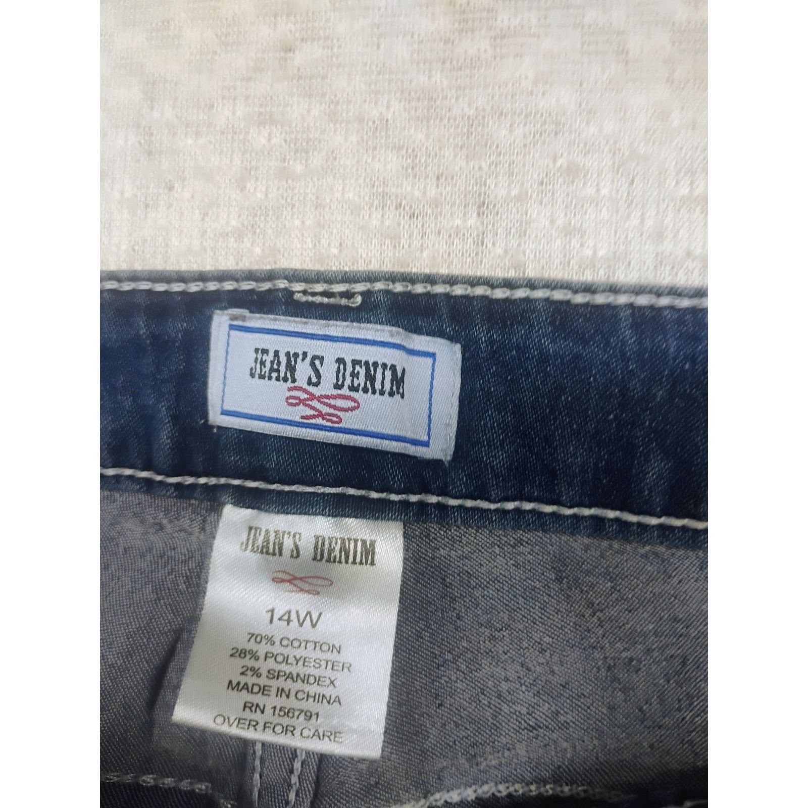 Other Jean’s Denim Women's 14W Bootcut Jeans Dark Wash Embroidered Size 28" / US 6 / IT 42 - 3 Thumbnail