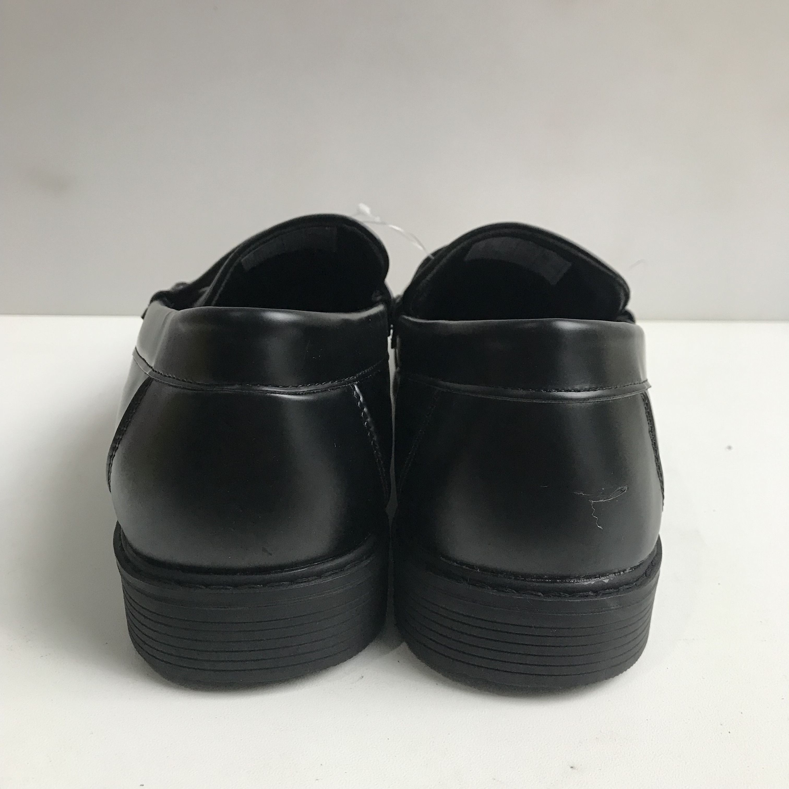 Designer Penny Loafers Hunters Bay Solid Black Smooth leather Size US 10 / EU 43 - 3 Thumbnail