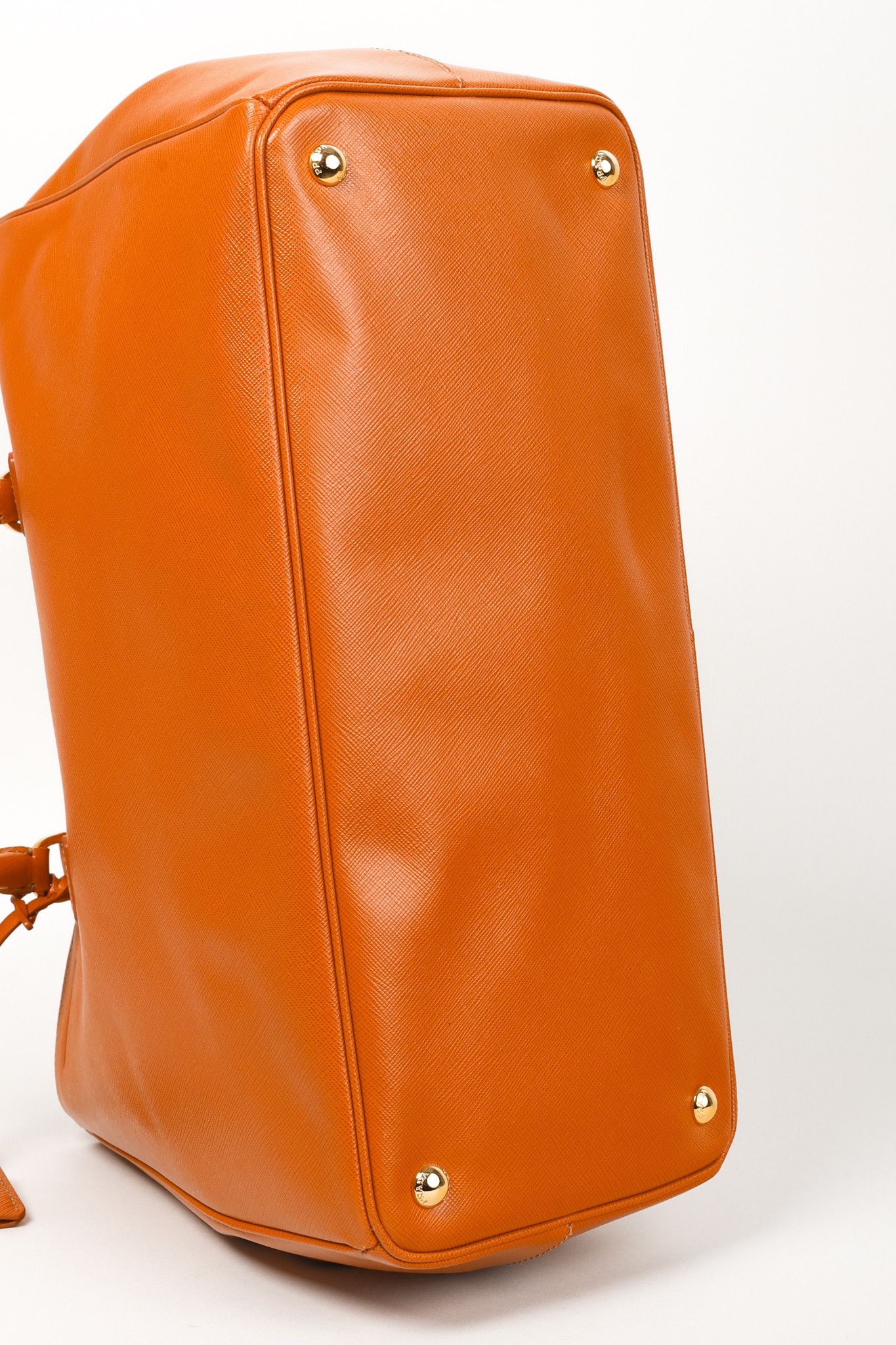 Prada Prada Orange Papaya Saffiano Lux Tote Bag BN1844 Size ONE SIZE - 5 Thumbnail