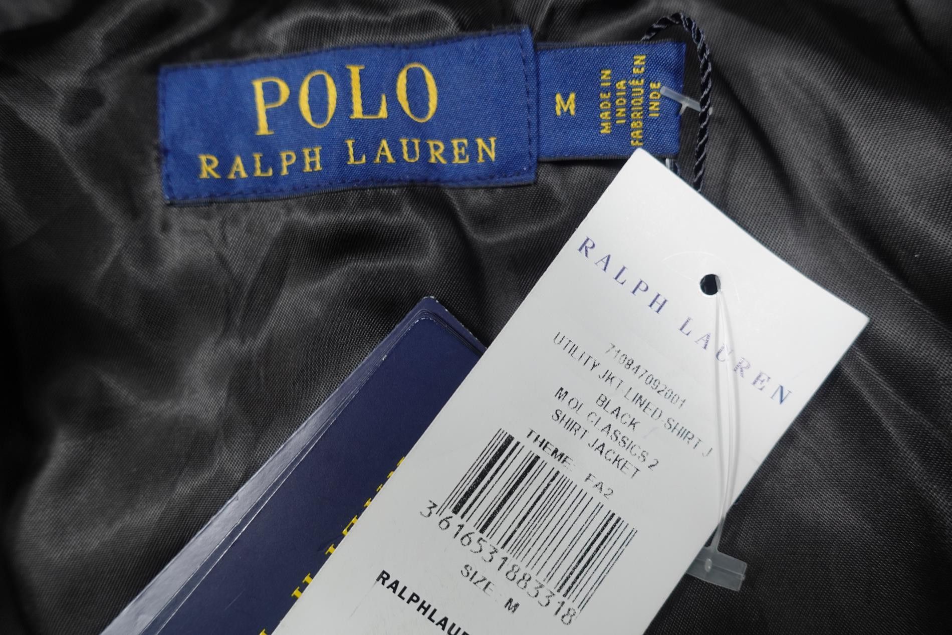 Polo Ralph Lauren Polo Ralph Lauren Jacket Overshirt Leather Moto NWT M Size US M / EU 48-50 / 2 - 3 Thumbnail