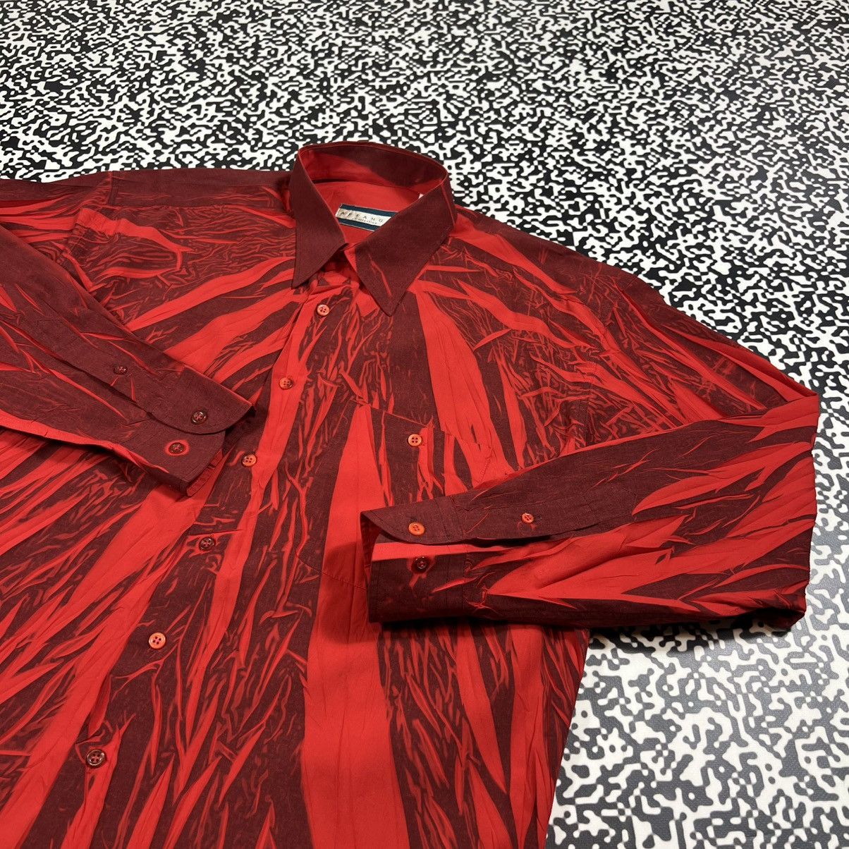 Japanese Brand Vintage Y2K Japanese Abstract Issey Miyake Style Retro Shirt Size US L / EU 52-54 / 3 - 6 Thumbnail