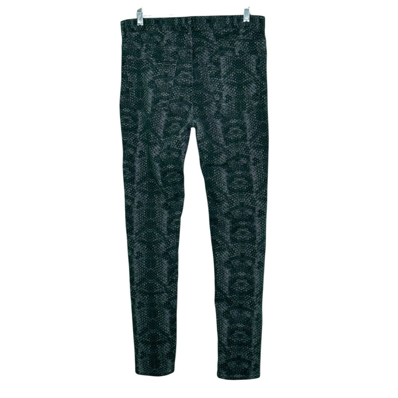 H&M H&M gray snake print skinny fit jeans size 31 Size 32" / US 10 / IT 46 - 2 Thumbnail