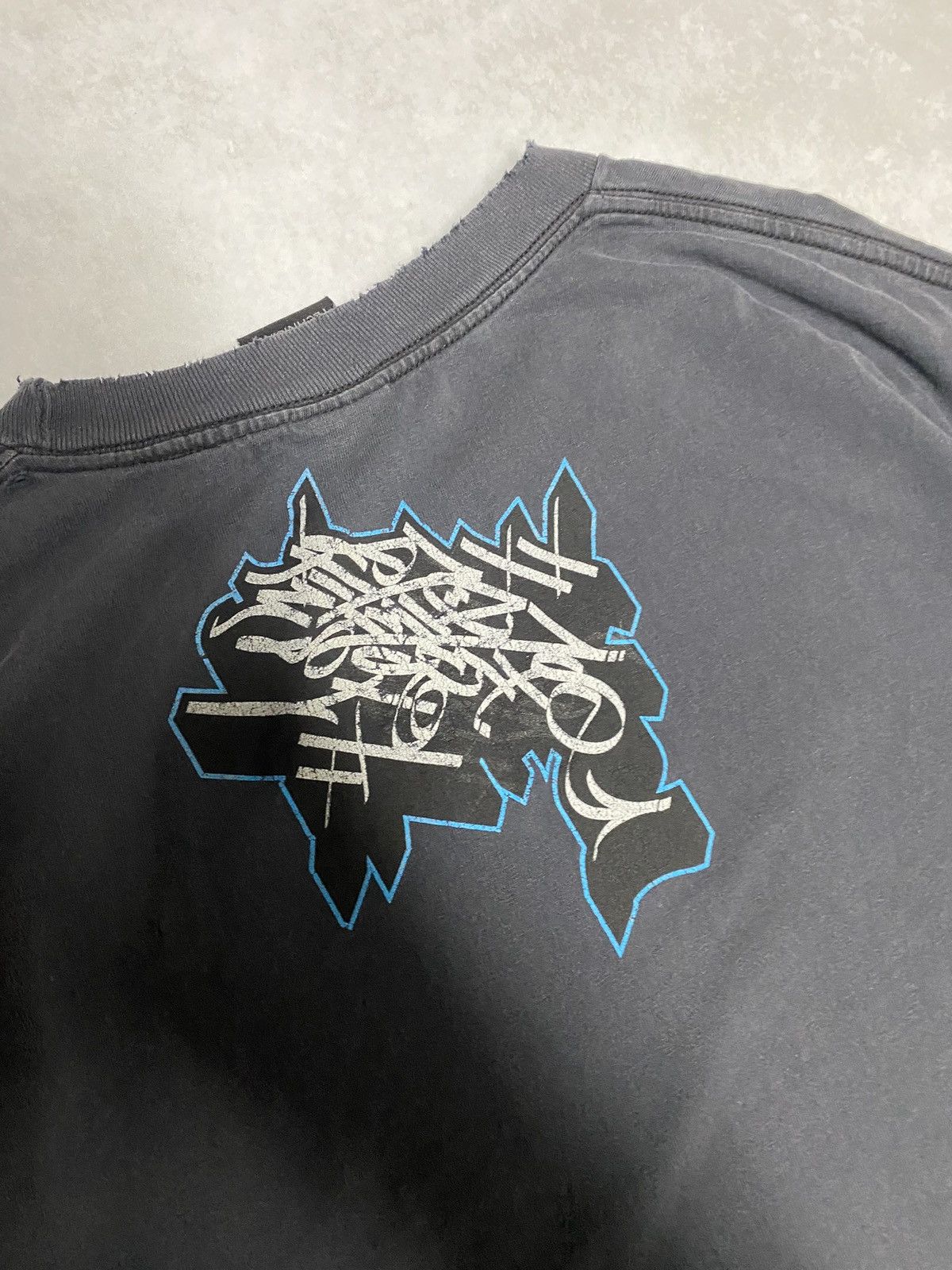 JNCO × Vintage Crazy Y2K Graffiti 90’s Hip Hop Wild Style Technician Tee XL Size US XL / EU 56 / 4 - 8 Thumbnail