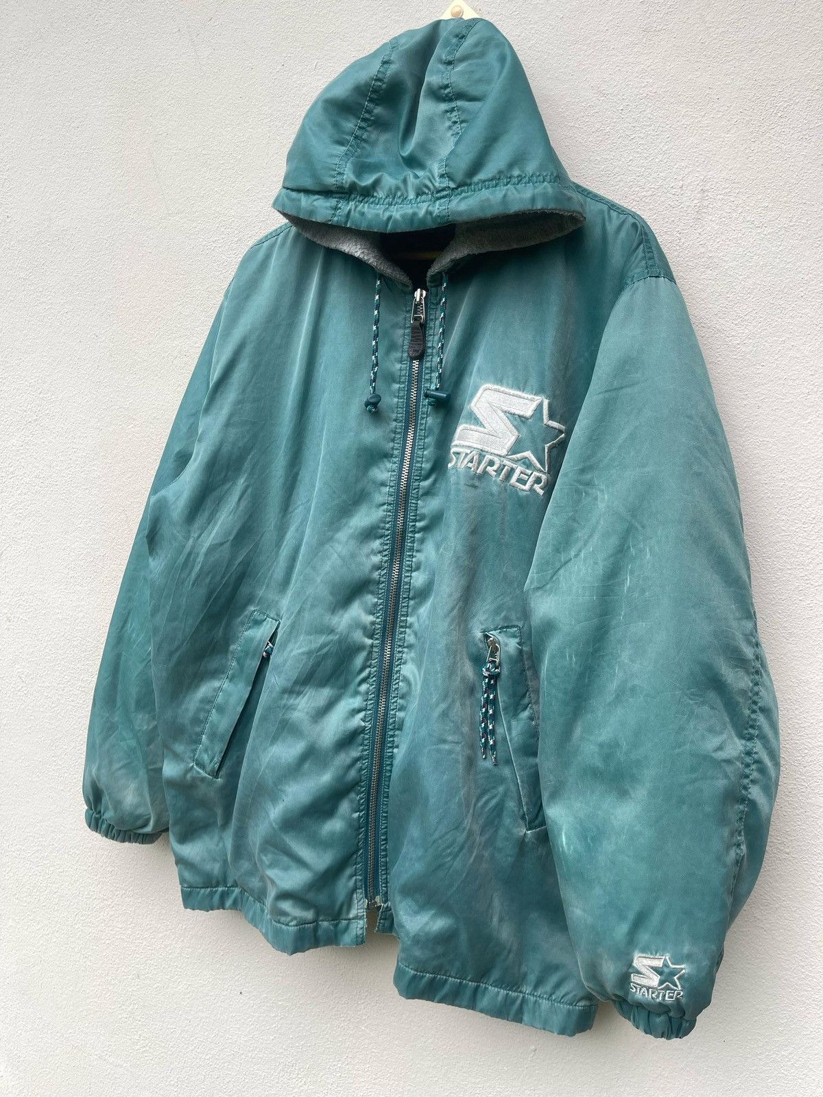 Starter × Vintage Vintage 90s Starter USA Hoodie Jacket Size US M / EU 48-50 / 2 - 9 Thumbnail