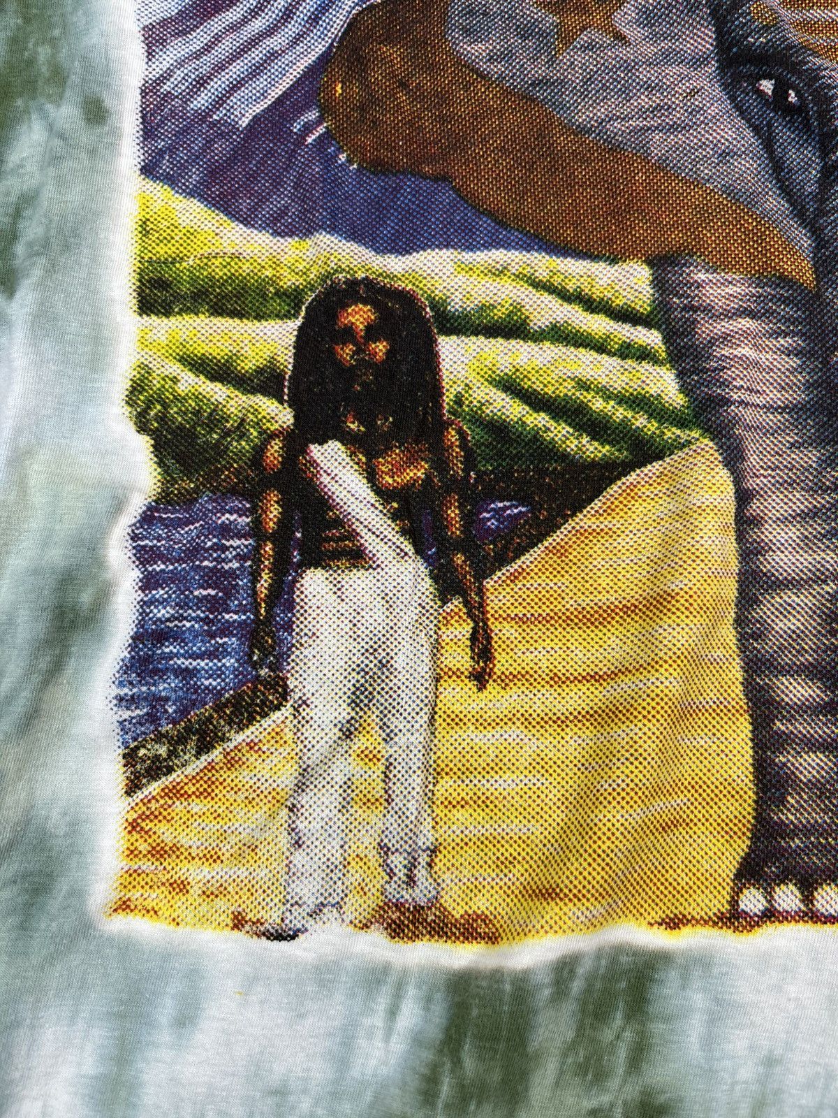 Vintage Guru psychedelic elephant tie-dye graphic tee Size US M / EU 48-50 / 2 - 8 Thumbnail