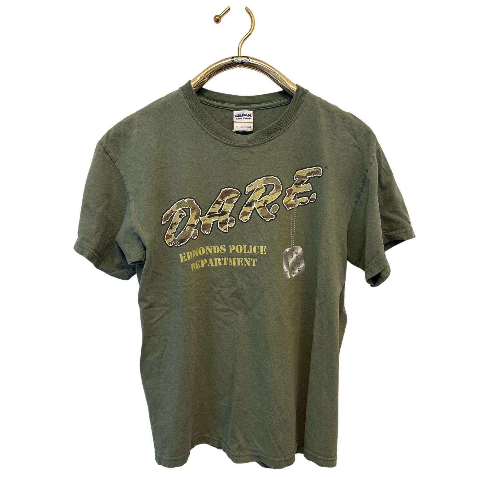 Gildan VTG Y2K DARE Edmonds police department, drugs, and violence Size US M / EU 48-50 / 2 - 1 Thumbnail