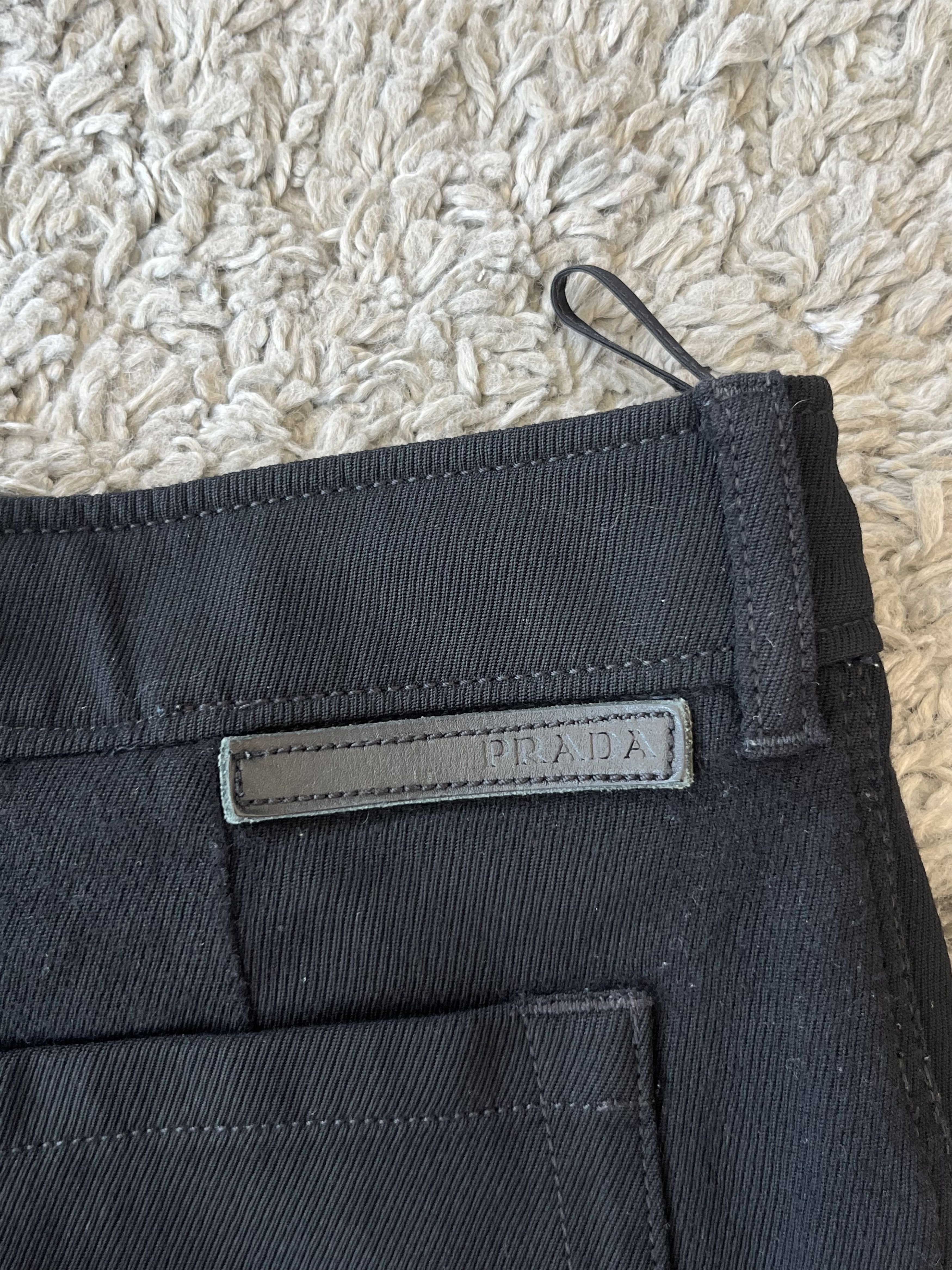 Prada PRADA Vintage Straight Fit Pants Black Label MADE IN ITALY Size US 26 / EU 42 - 6 Thumbnail