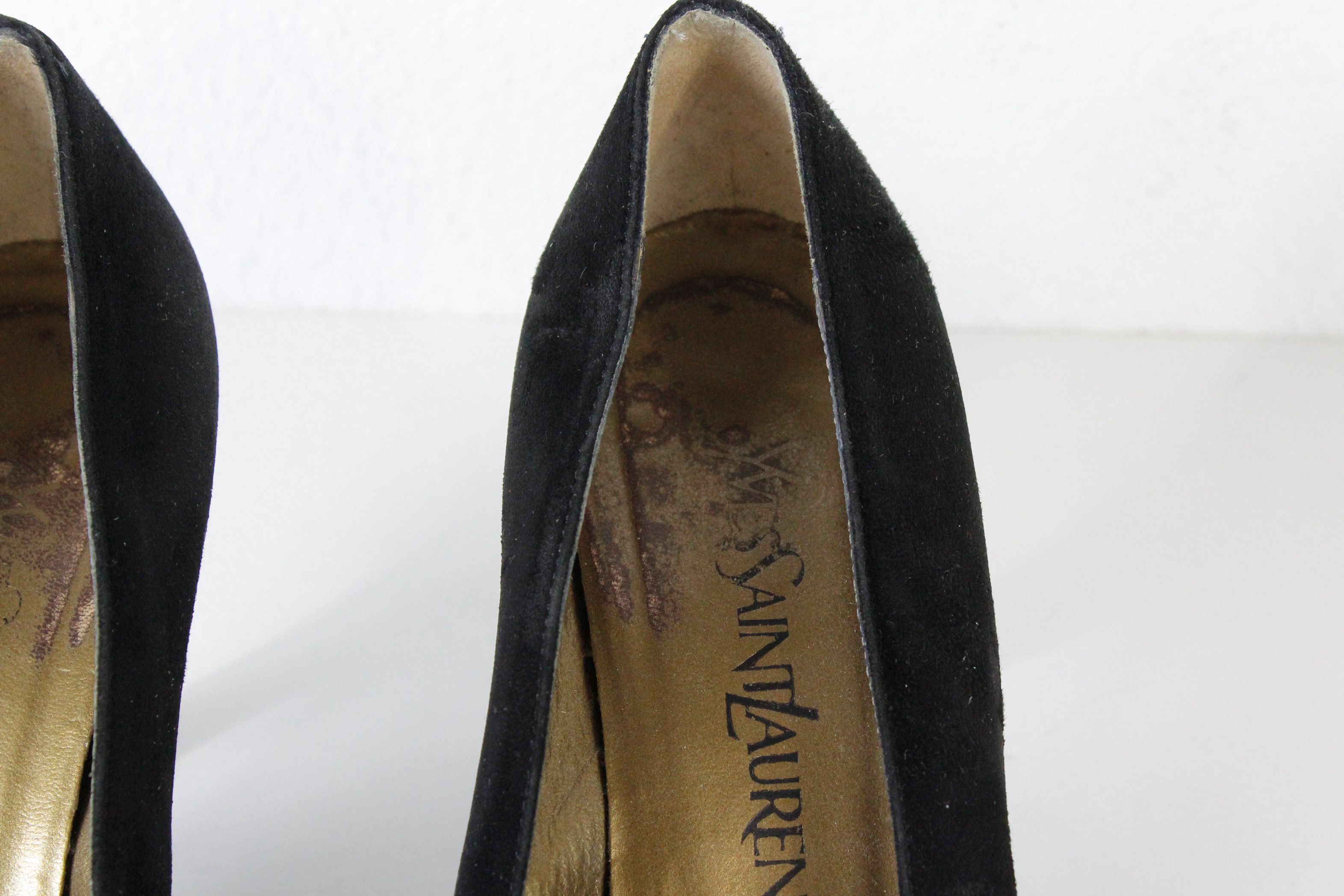 Saint Laurent Paris Yves Saint Laurent by Tom Ford Era Suede Heels Shoes Size US 6.5 / IT 36.5 - 5 Thumbnail
