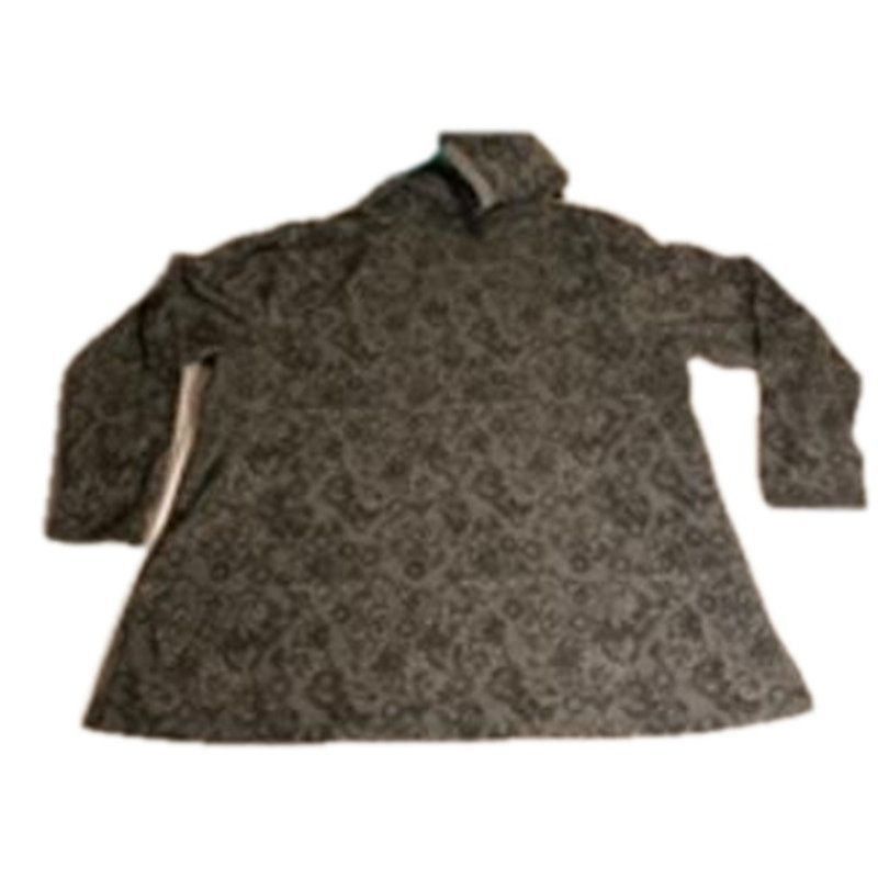 Other Casual Cozy Boho Print Hoodie Tunic Livi Black Gray 18/20 Size XXL / US 16-18 / IT 52-54 - 5 Thumbnail