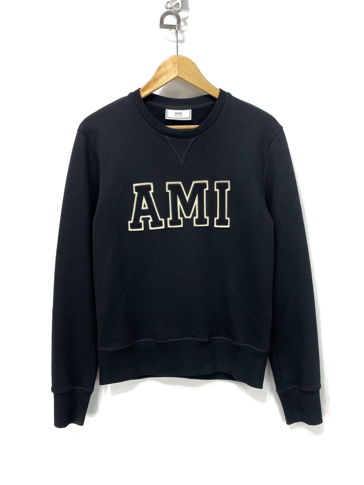 AMI AMI Alexandre Mattiussi Varsity Sweatshirt – Big Logo Patch Size US S / EU 44-46 / 1 - 1 Thumbnail