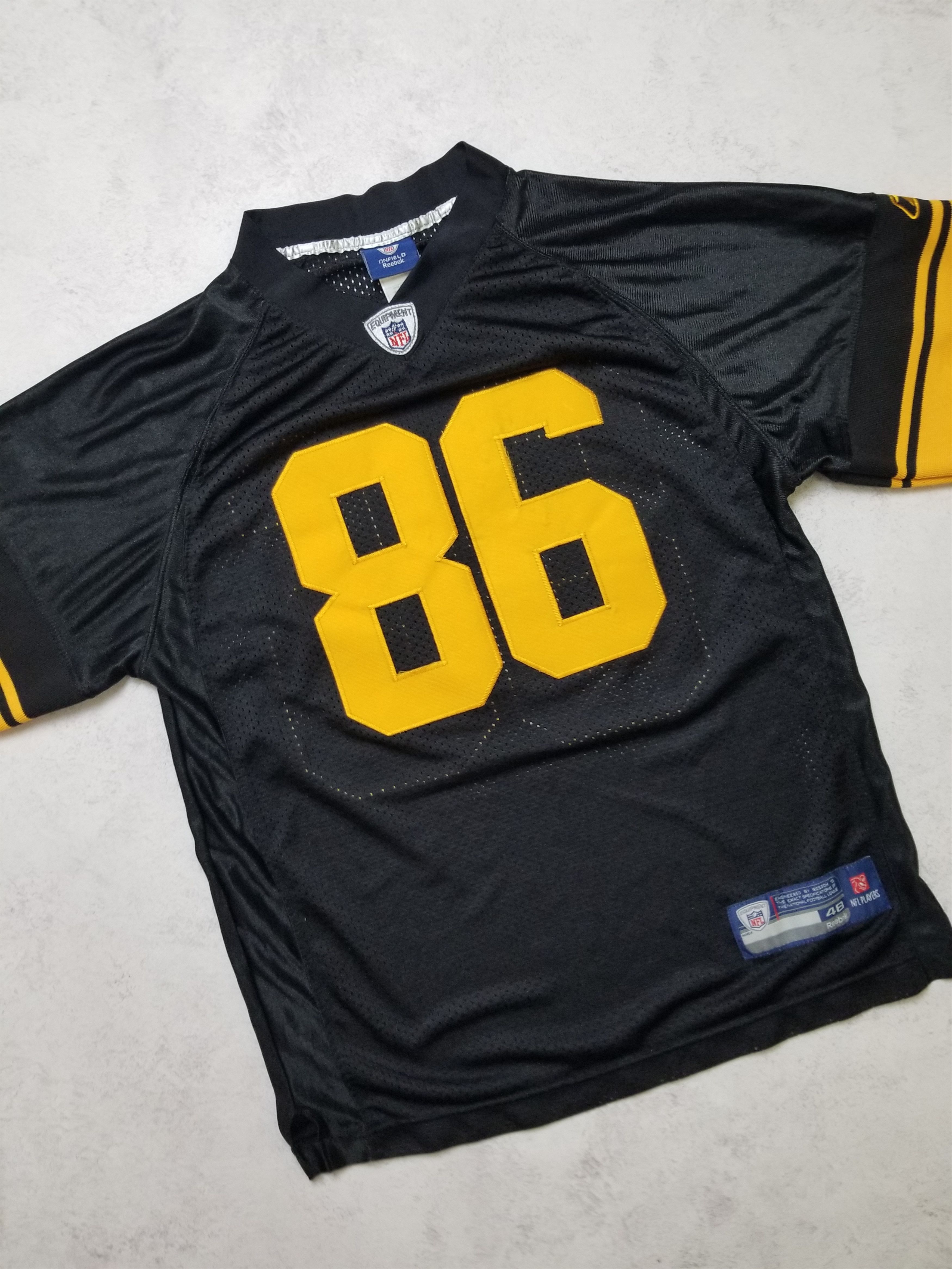 Reebok Pittsburgh Steelers Hines Ward #86 RARE Alternate Jersey Size US S / EU 44-46 / 1 - 17 Thumbnail
