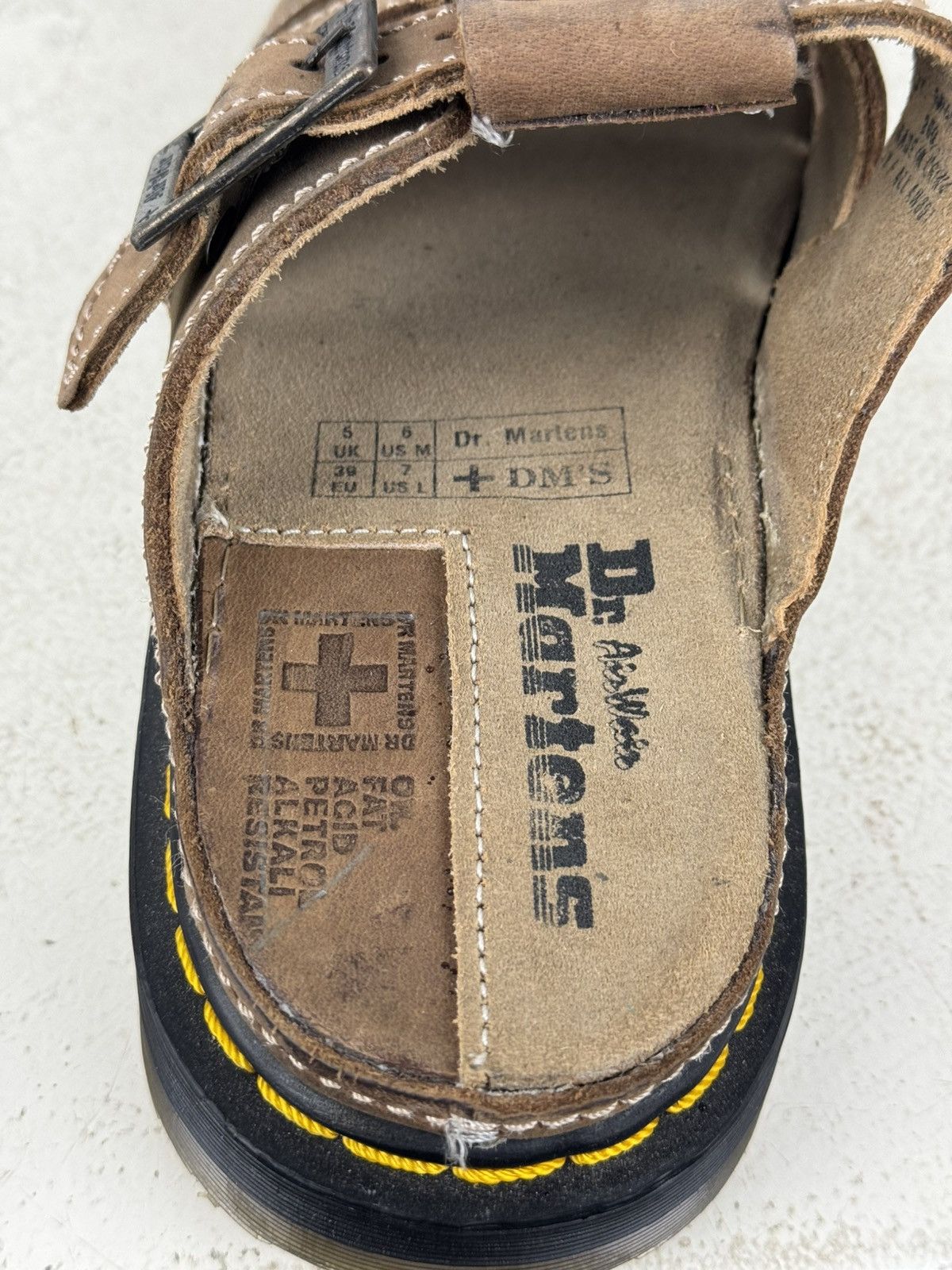 Dr. Martens Dr. Martens open toe sandals, new condition, size 38 Size US 9 / IT 39 - 8 Thumbnail