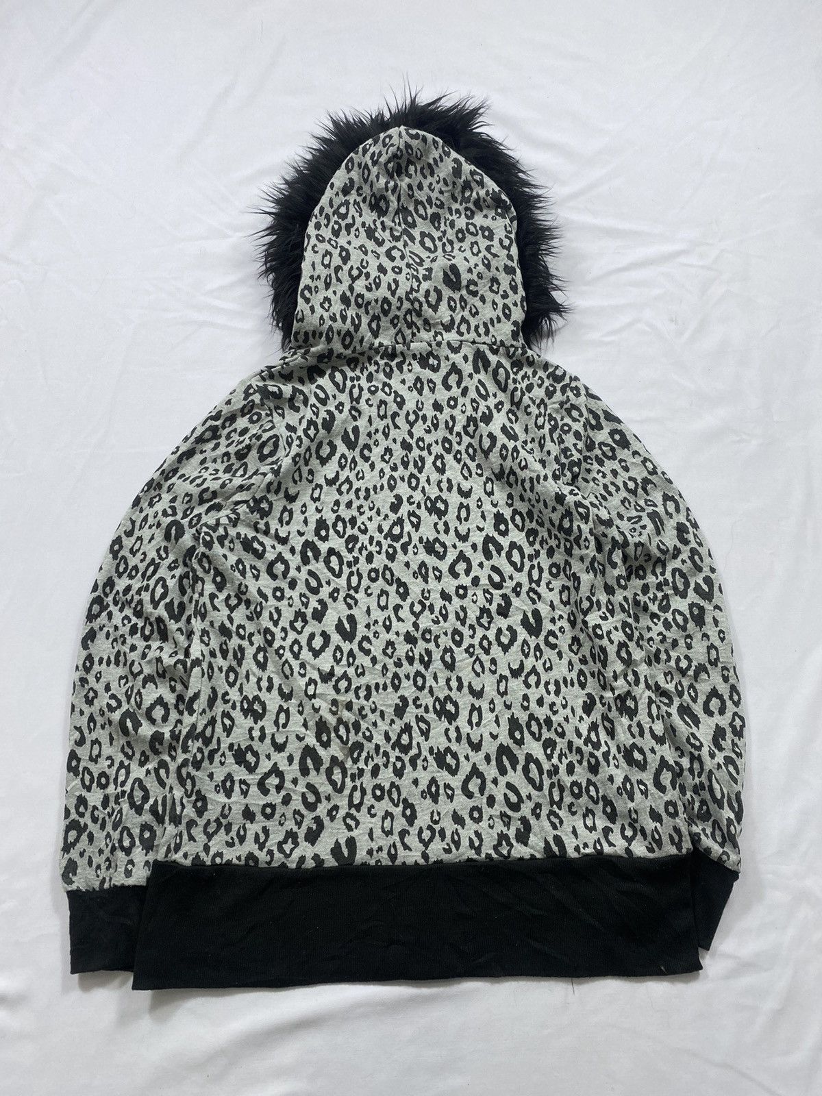 14th Addiction Japanese FJER Leopard Fur Zip Hoodie Lgb Ifsix Style Size US M / EU 48-50 / 2 - 2 Thumbnail