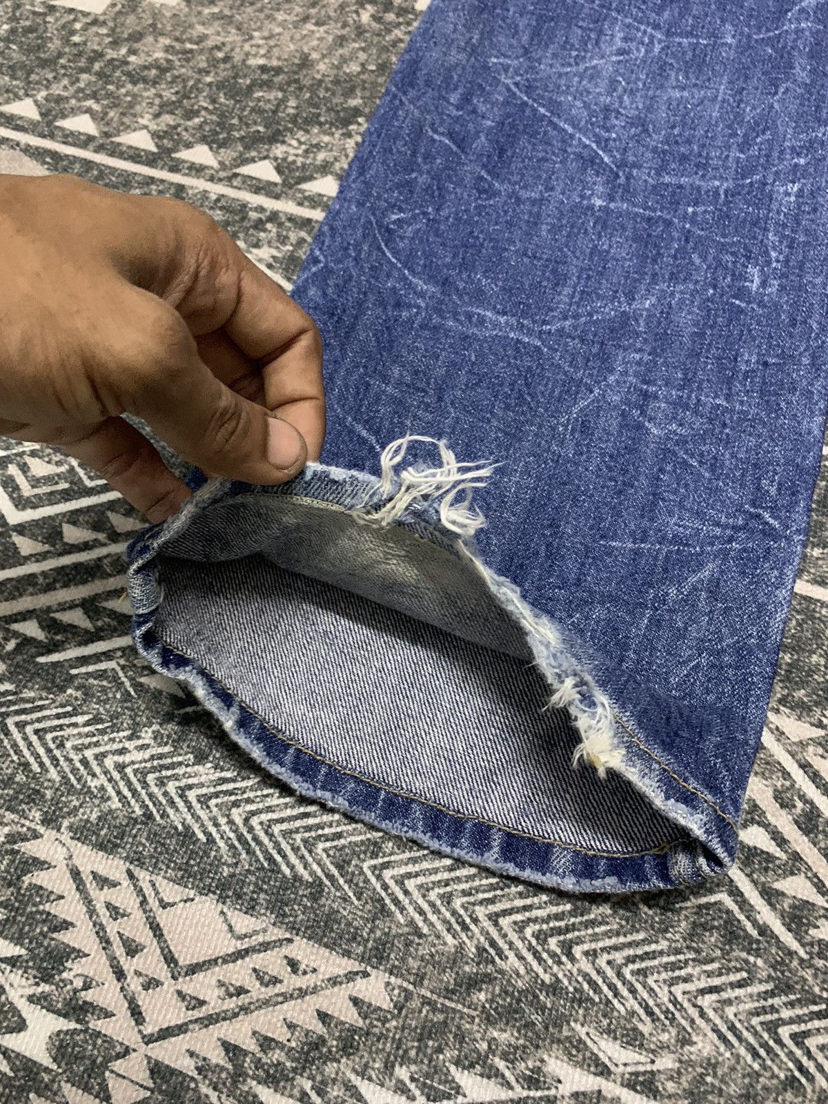 If Six Was Nine 🔥DOUBLE WAIST🔥PPFM INSPIRED JAPANESE UNBRAND DISTRESSED Size US 30 / EU 46 - 12 Thumbnail