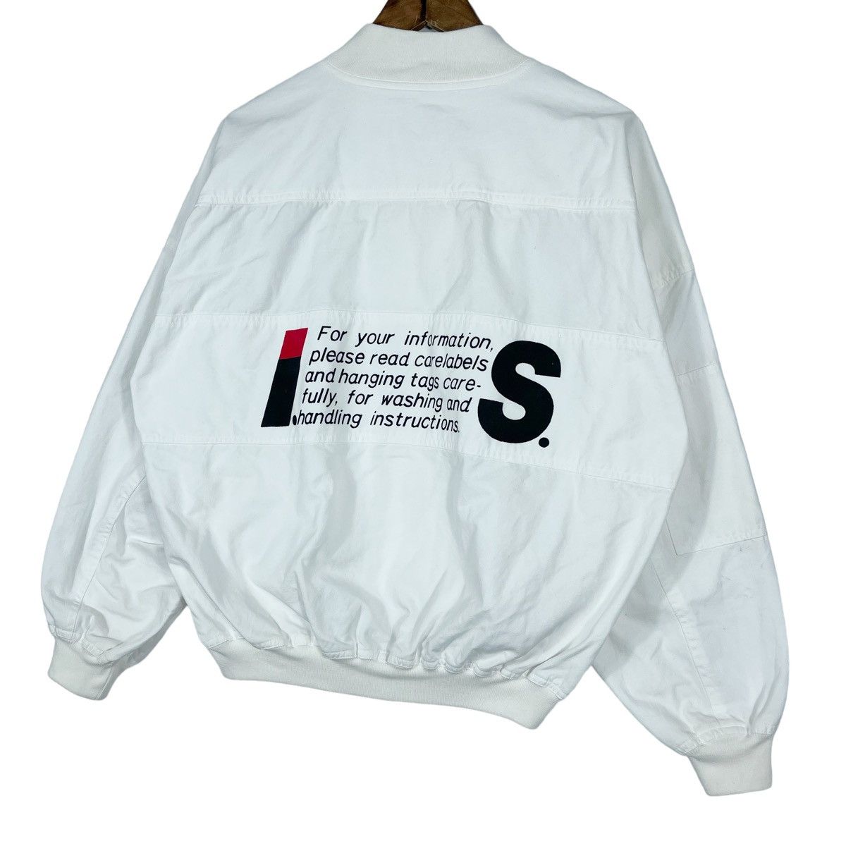 Issey Miyake × Tsumori Chisato Vintage 80s Issey Sport Design MA-1 Bomber Jacket Size US L / EU 52-54 / 3 - 8 Thumbnail