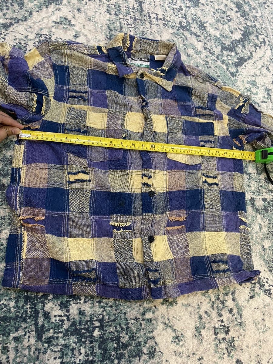 Sugar Cane Sugar Cane Sashiko Boro Patchwork Pocket Shirt Size US M / EU 48-50 / 2 - 14 Thumbnail