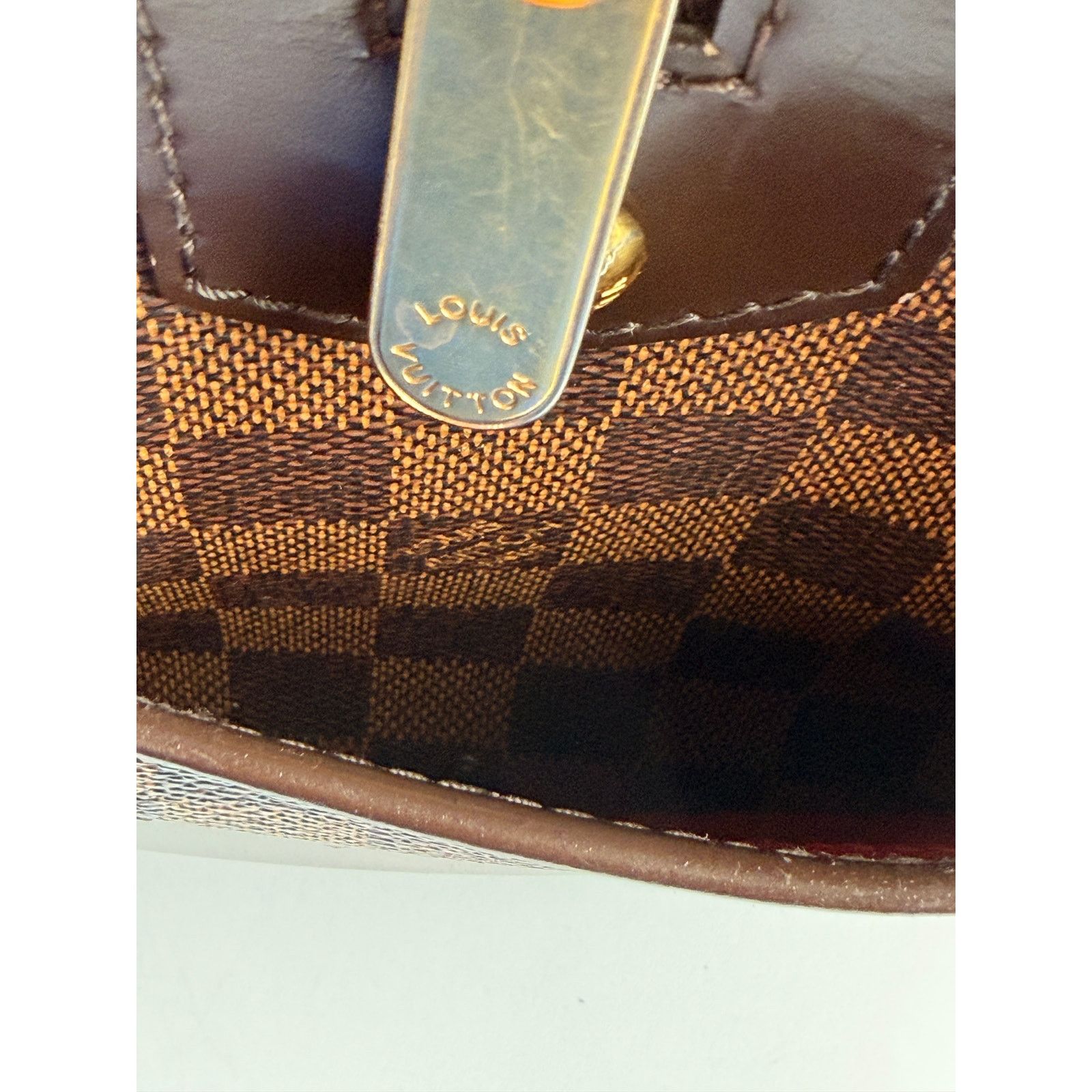 Louis Vuitton Louis Vuitton Damier Ebene Canvas Berkeley Bag Size ONE SIZE - 18 Thumbnail
